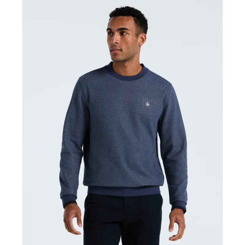 Honeycomb Pique Sweatshirt sold by Original Penguin