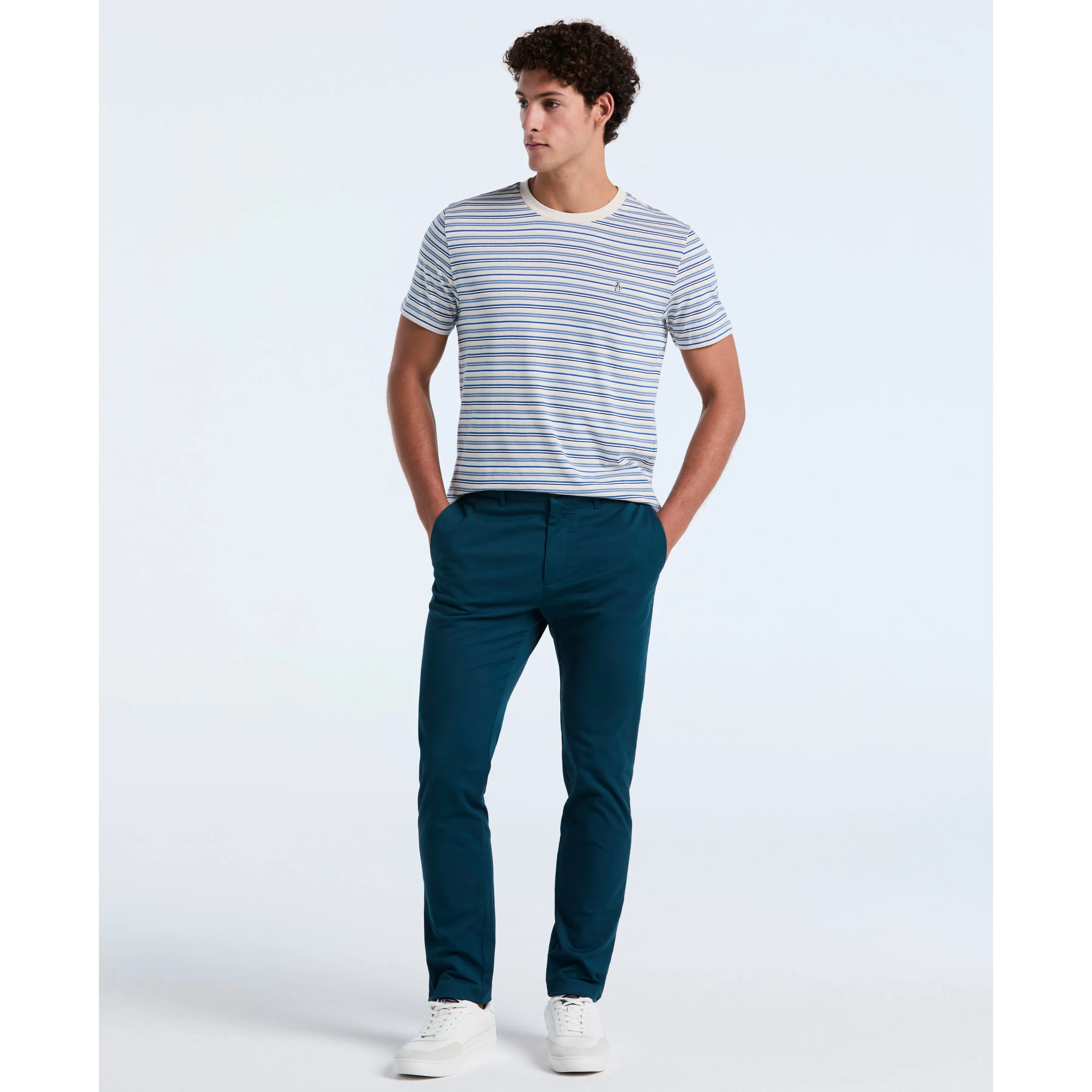 Cotton Yarn-Dyed Stripe Tee sold by Original Penguin product image thumbnail 4