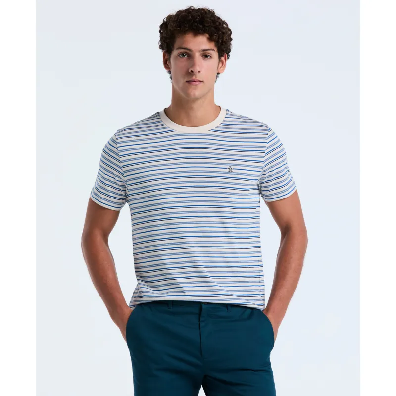 Cotton Yarn-Dyed Stripe Tee sold by Original Penguin