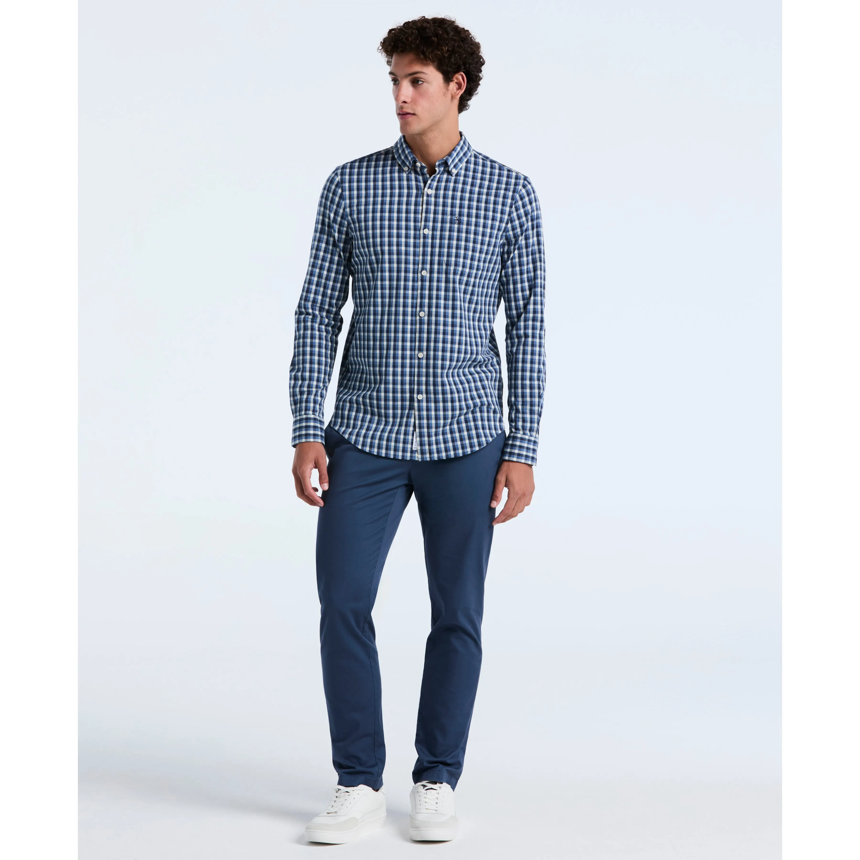 Cotton Eco Twill Check Shirt sold by Original Penguin product image thumbnail 4