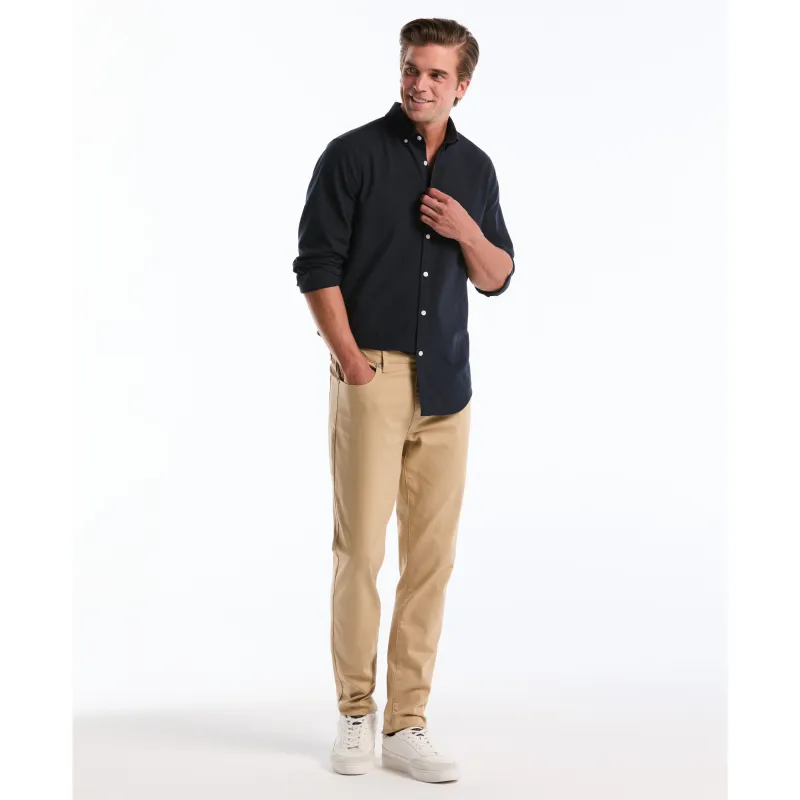 5 Pocket Slim Hemmed Dobbie Pant sold by Original Penguin