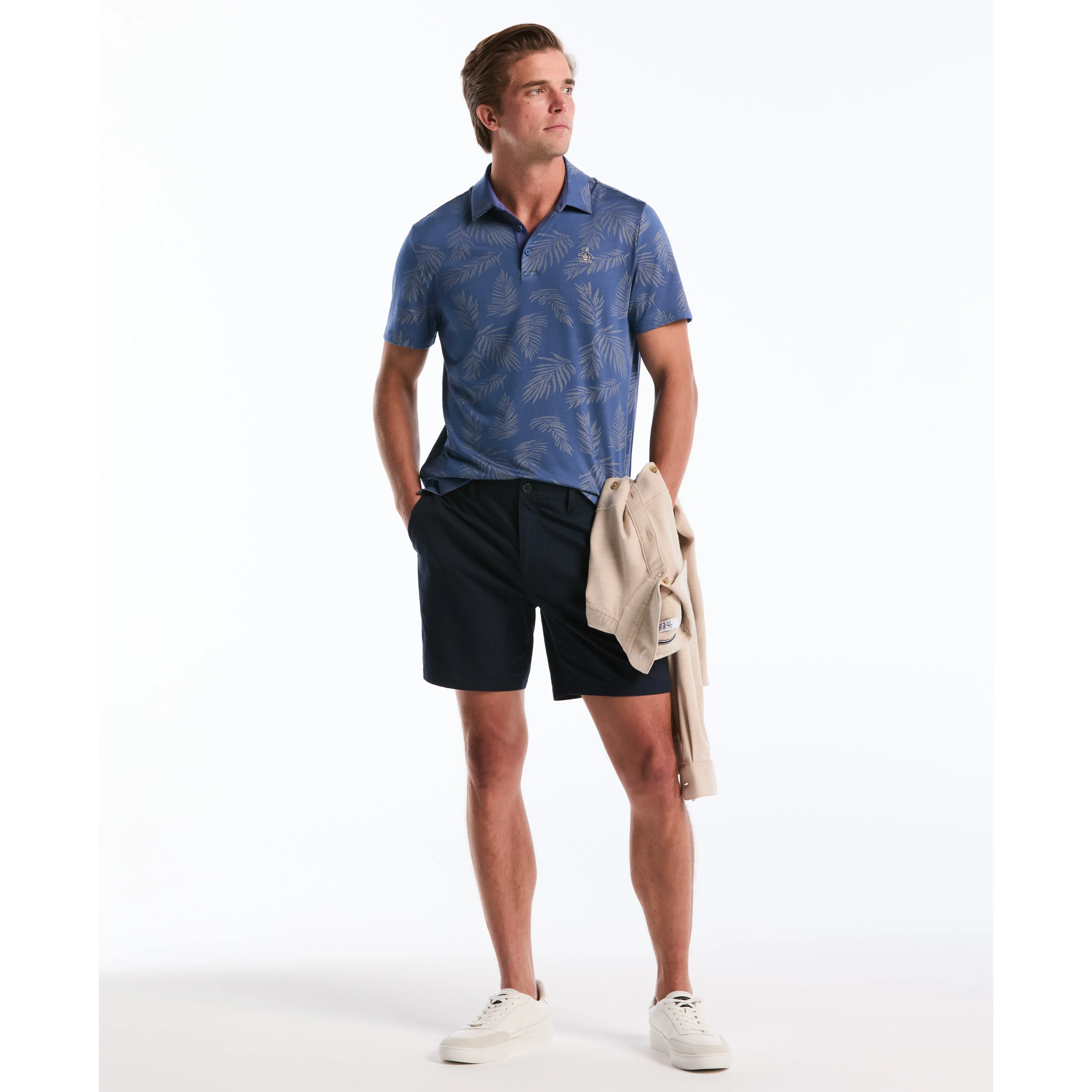 Pete's Botanical Jacquard Golf Polo sold by Original Penguin product image thumbnail 5