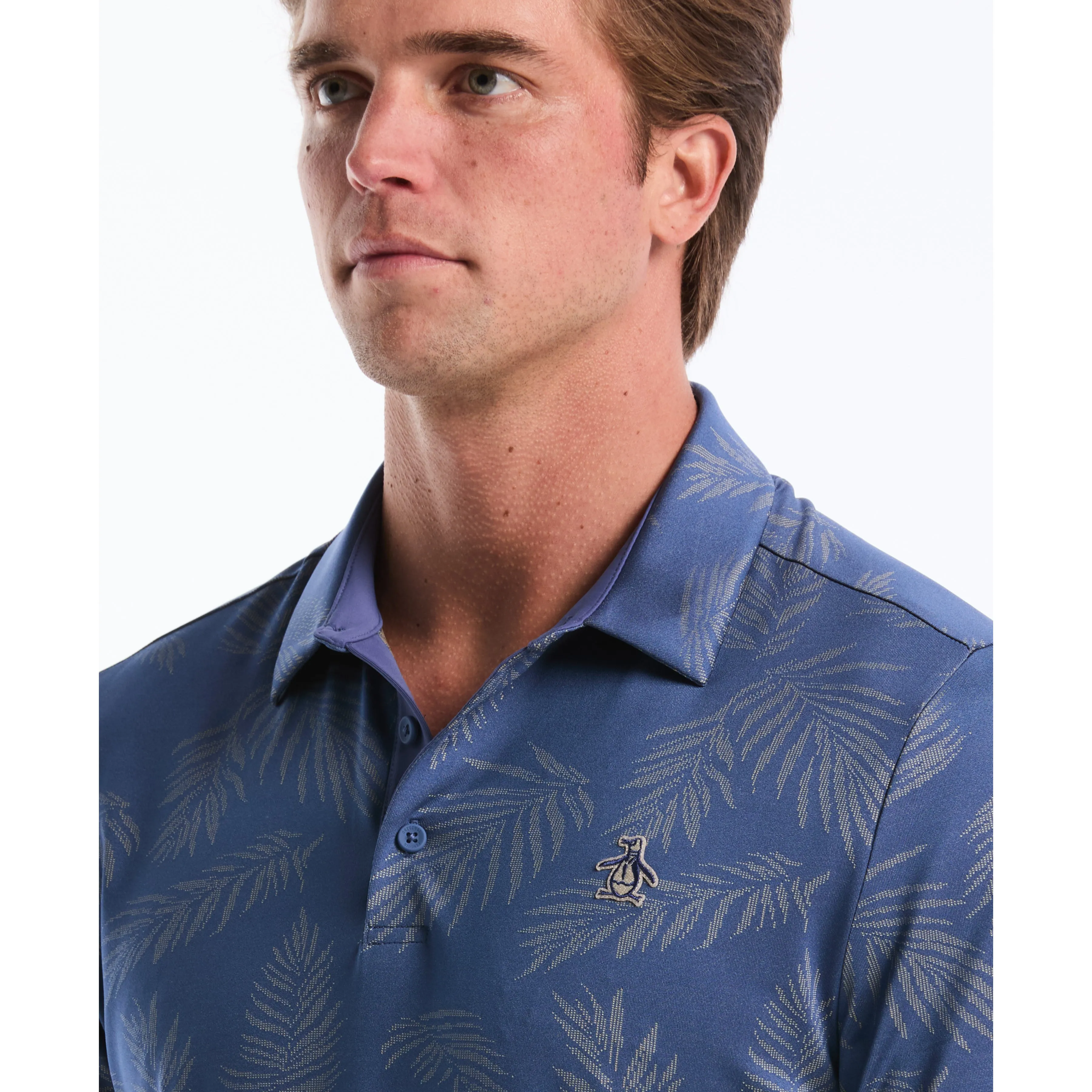 Pete's Botanical Jacquard Golf Polo sold by Original Penguin product image thumbnail 3