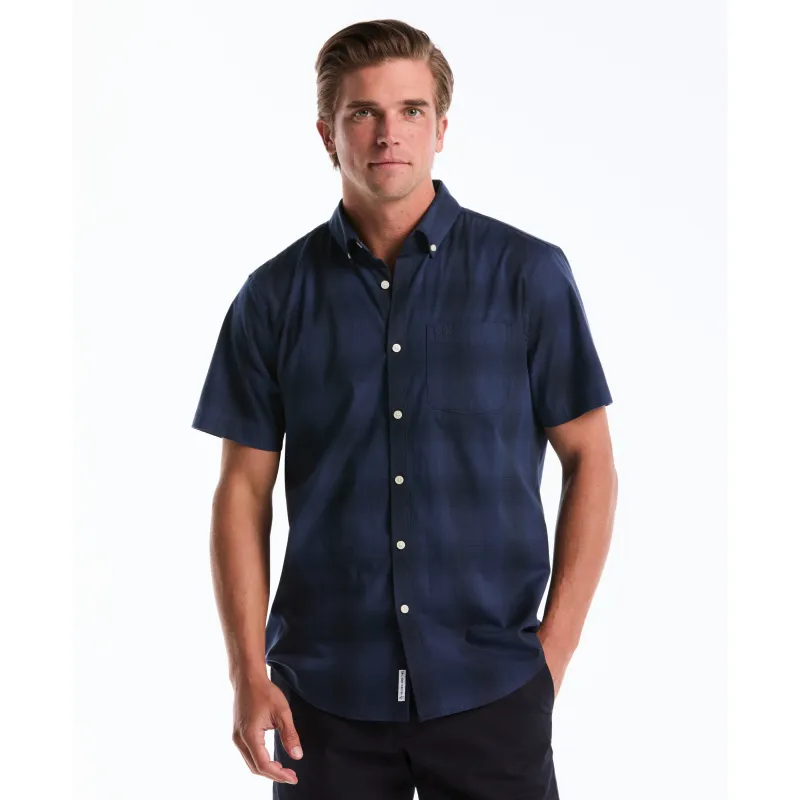 Weave Tonal Plaid Shirt sold by Original Penguin