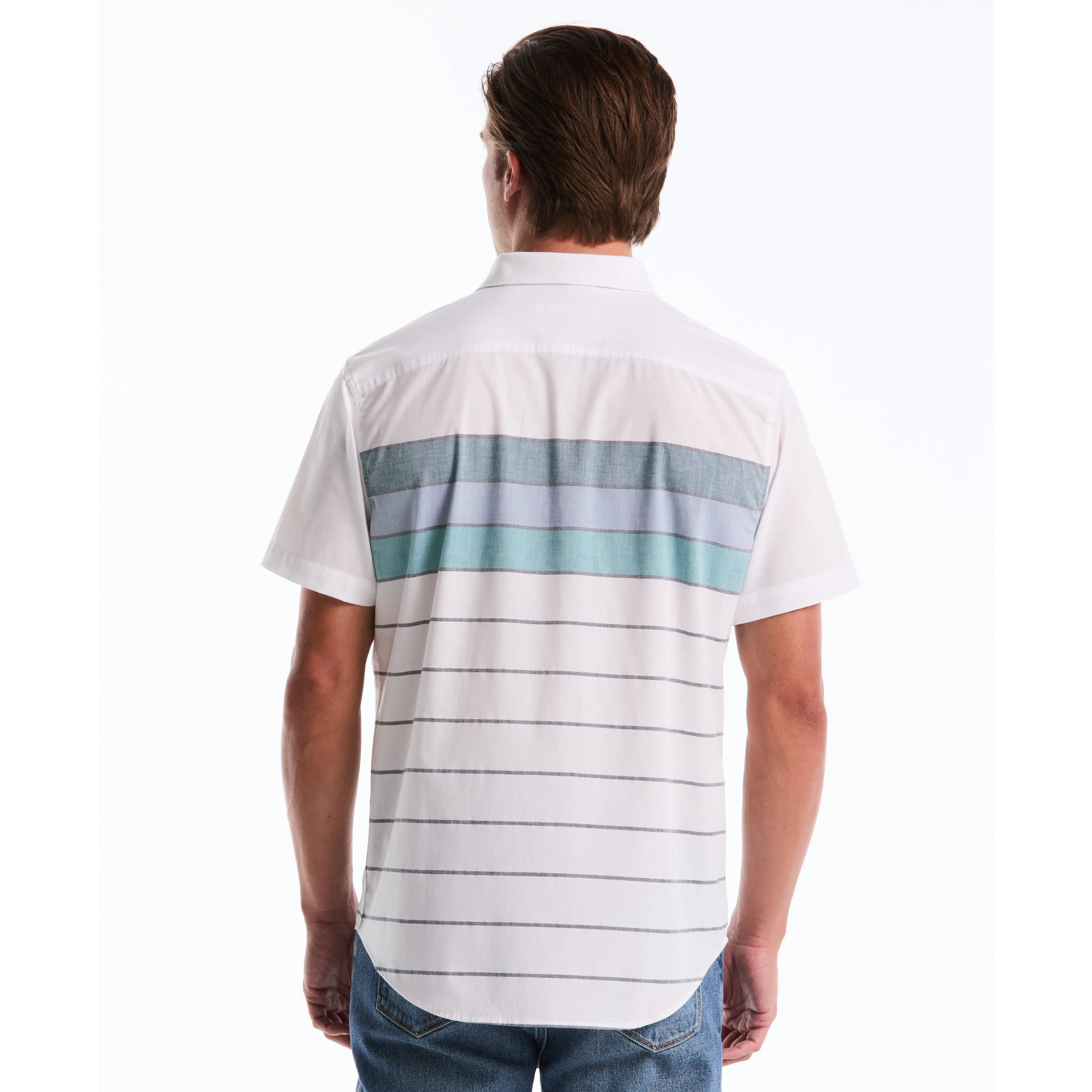 Stripe Button-Down Poplin Shirt sold by Original Penguin product image thumbnail 2