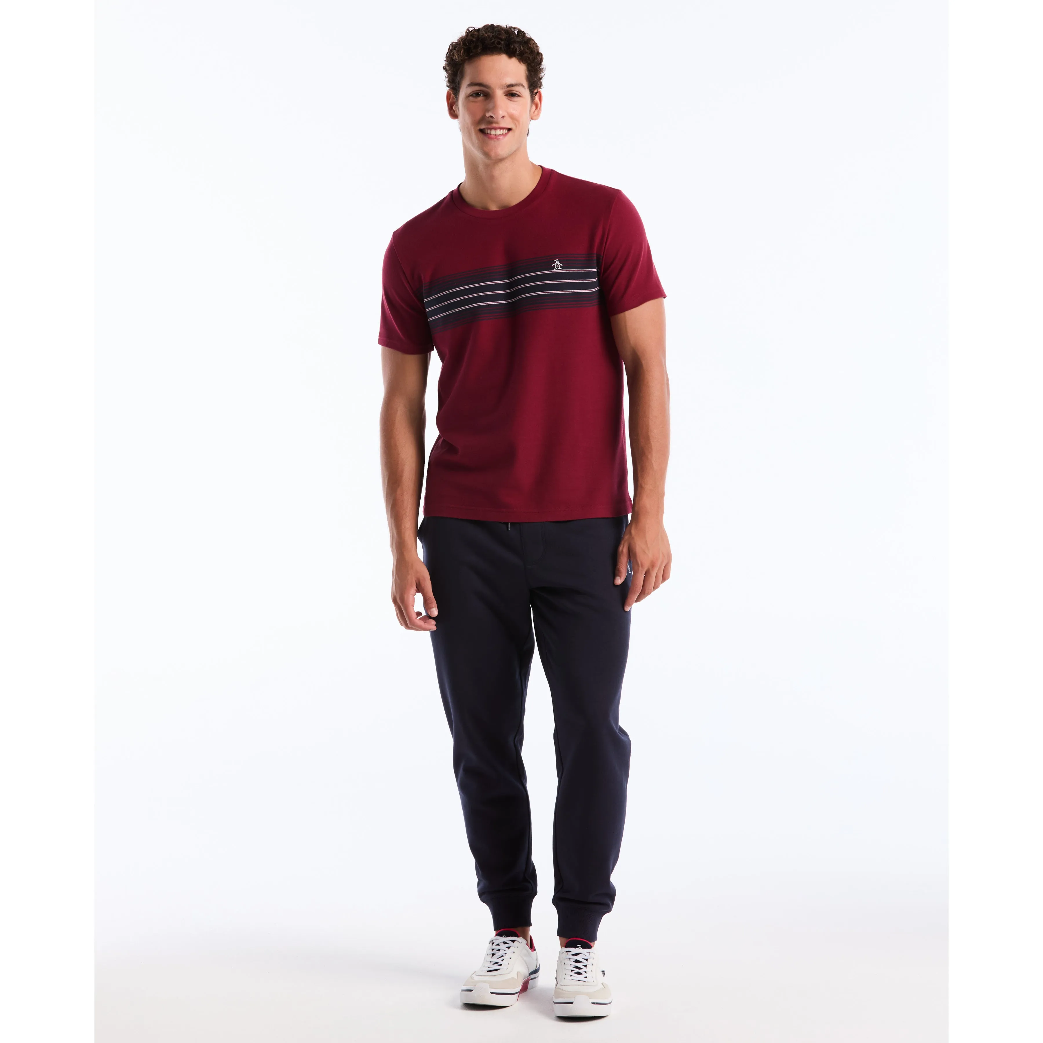 Pique Dye Chest Stripe Tee sold by Original Penguin product image thumbnail 4