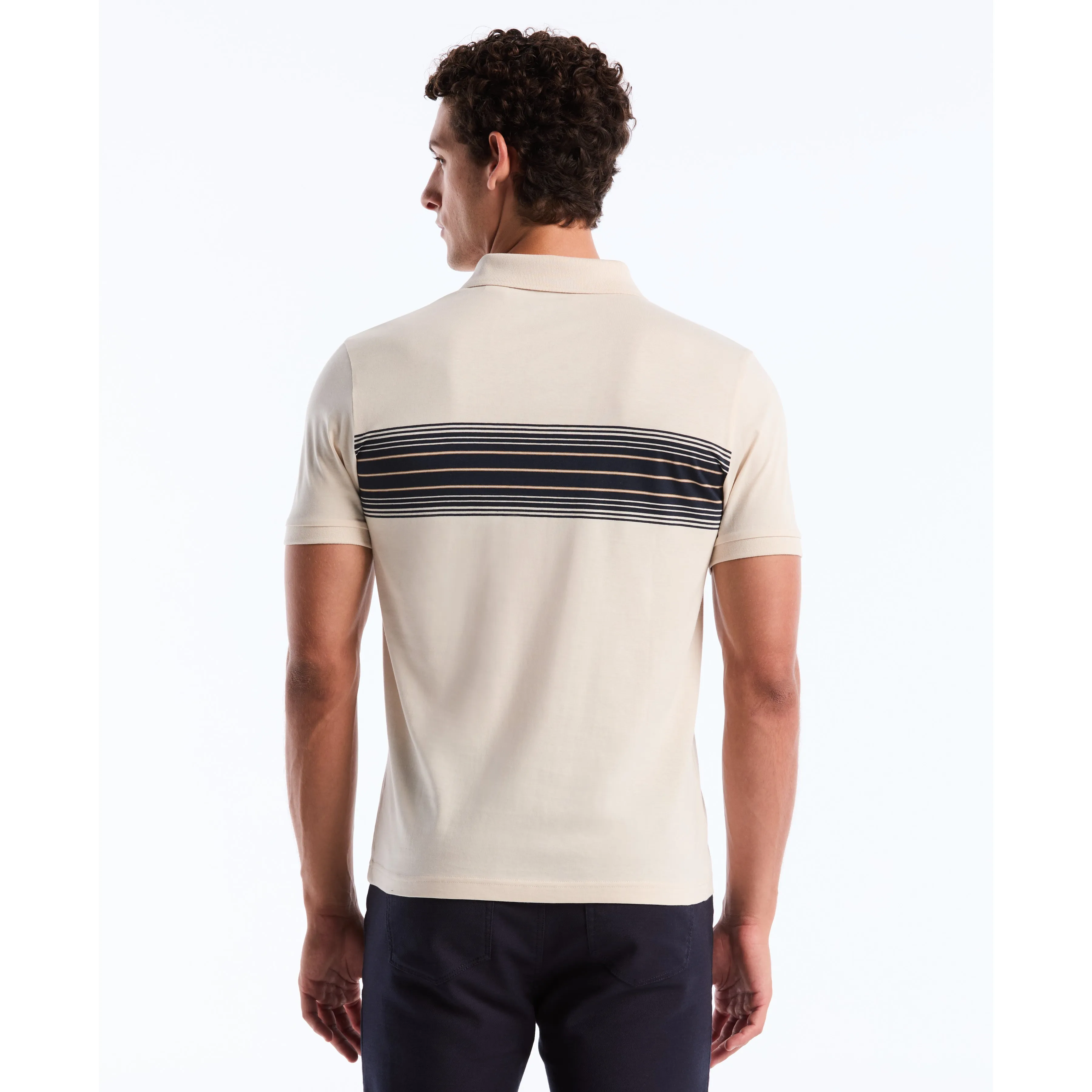 Chest Stripe Jersey Polo sold by Original Penguin product image thumbnail 2