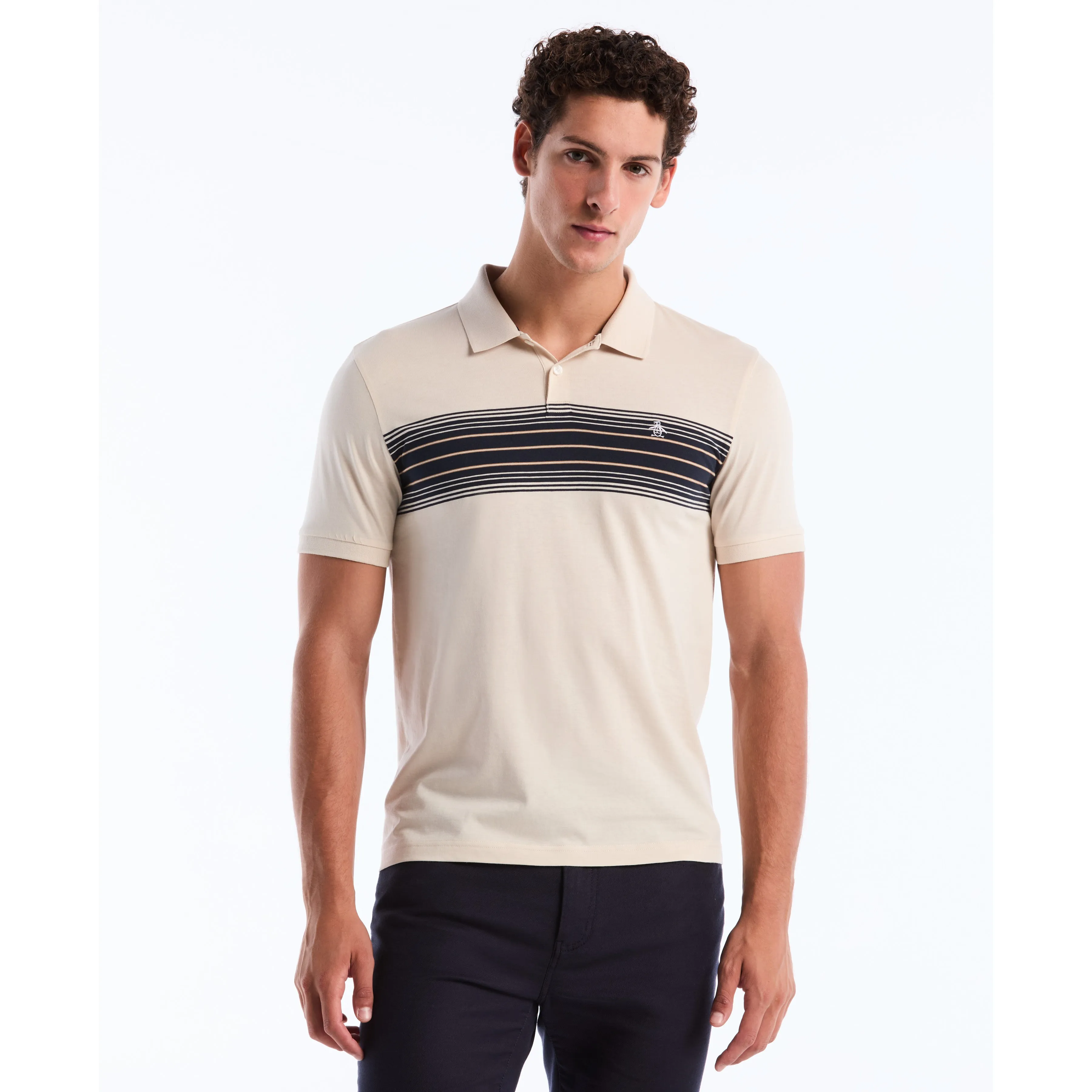 Chest Stripe Jersey Polo sold by Original Penguin