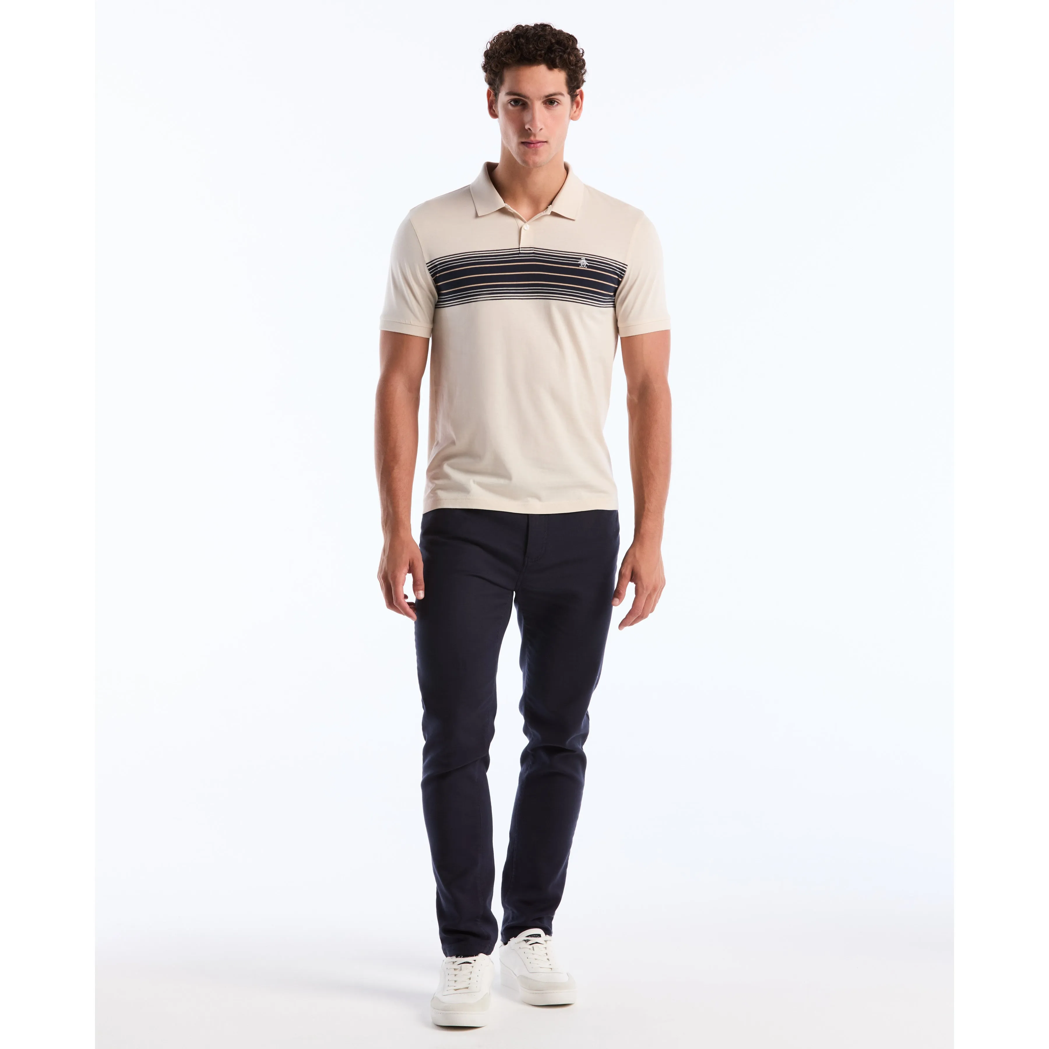 Chest Stripe Jersey Polo sold by Original Penguin product image thumbnail 4