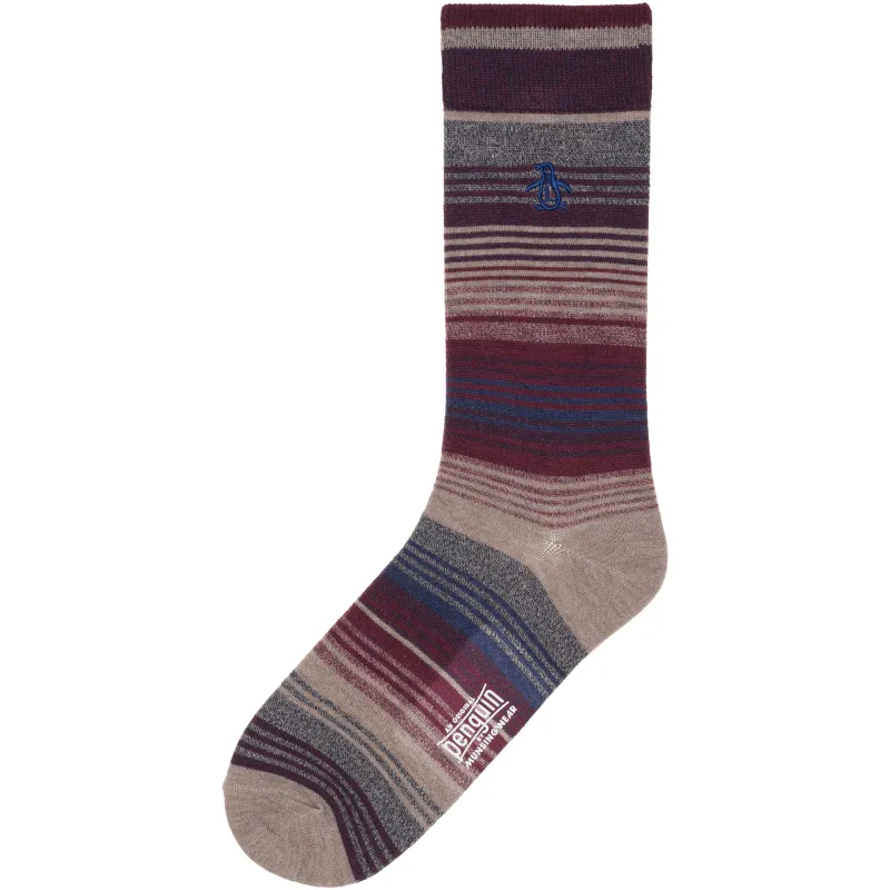 Marled Stripe Dress Sock sold by Original Penguin