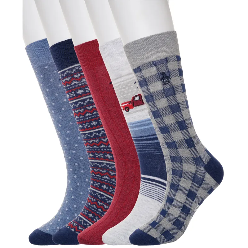5 Pack Buffalo Holiday Socks sold by Original Penguin