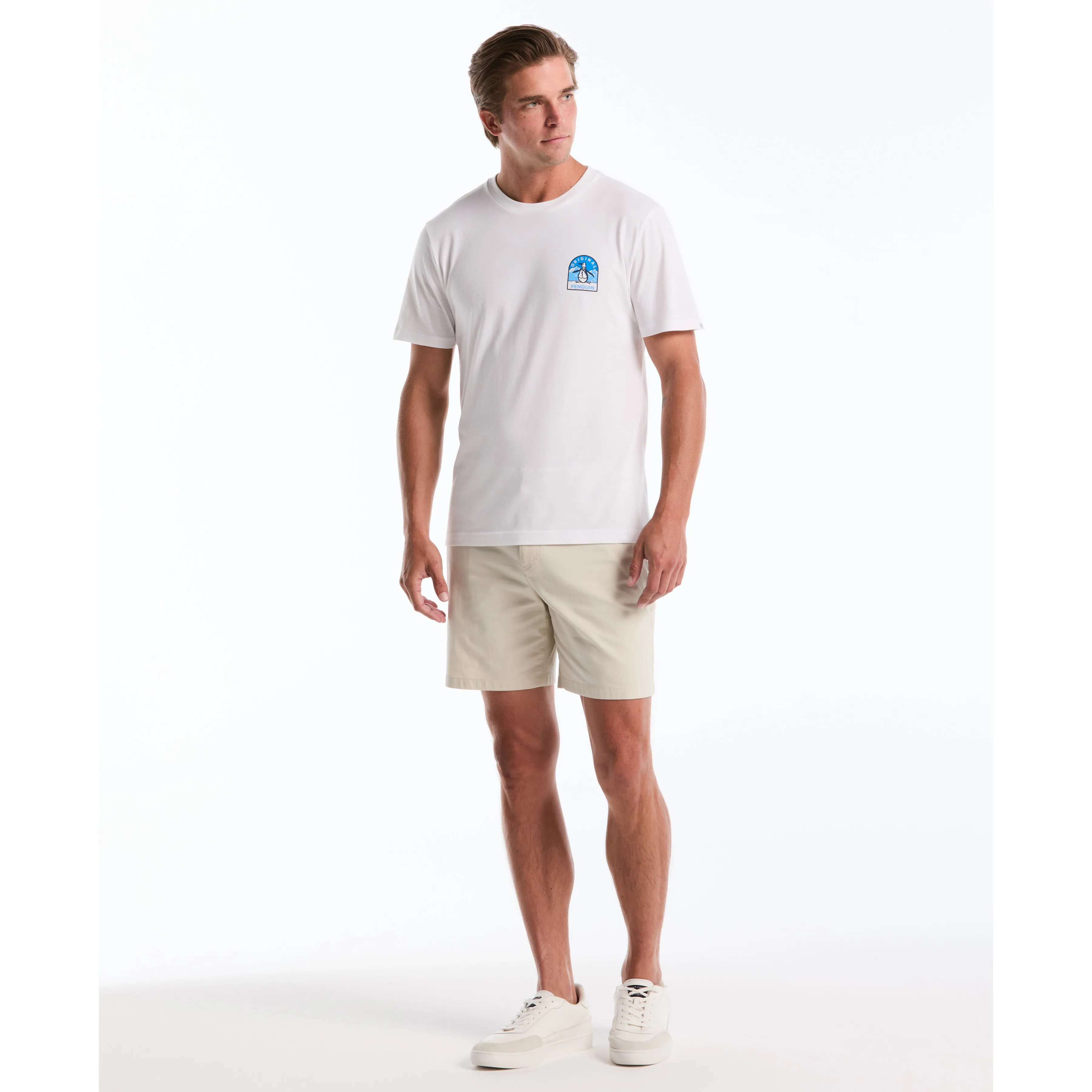 7" Cotton Blend Twill Short sold by Original Penguin