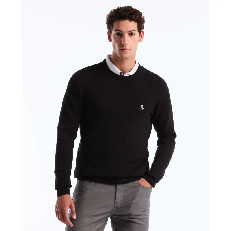 Novelty Bubble Stitch Sweater sold by Original Penguin