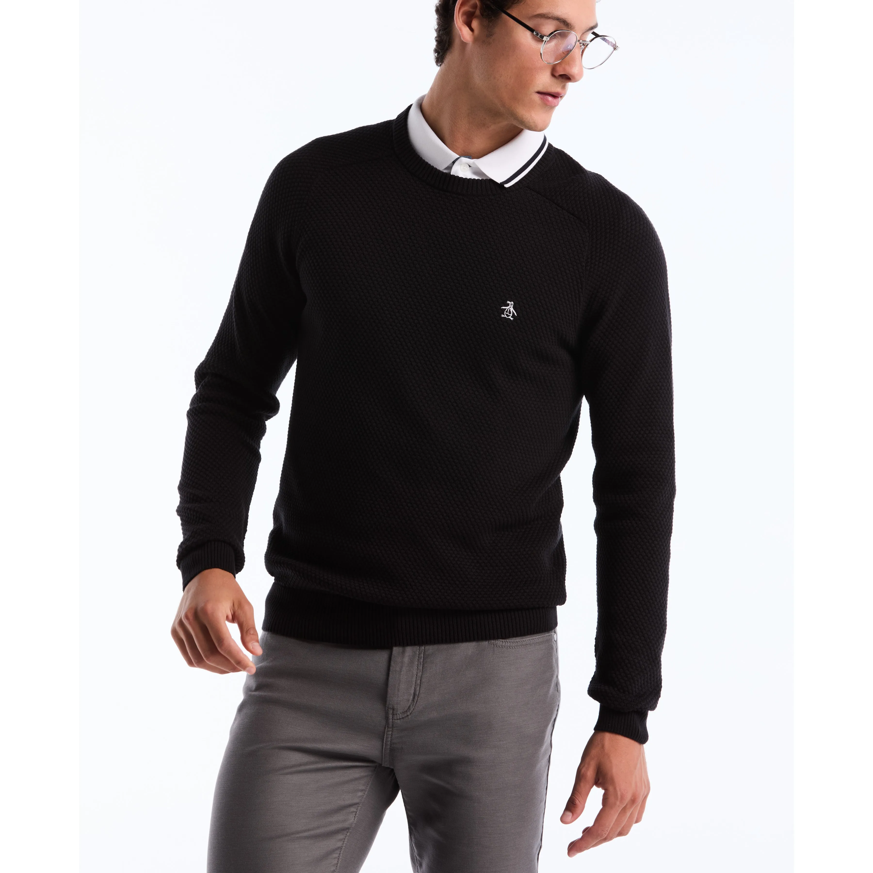 Novelty Bubble Stitch Sweater sold by Original Penguin product image thumbnail 5
