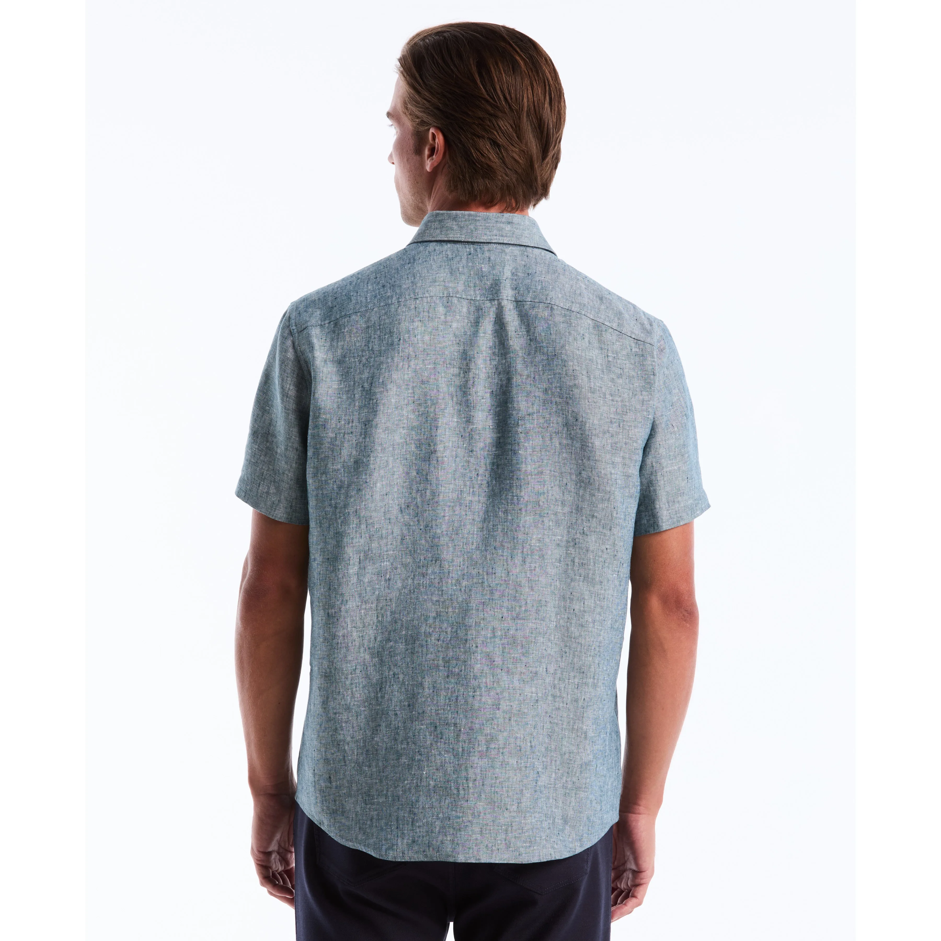 Short Sleeve Washed Linen Shirt sold by Original Penguin product image thumbnail 2