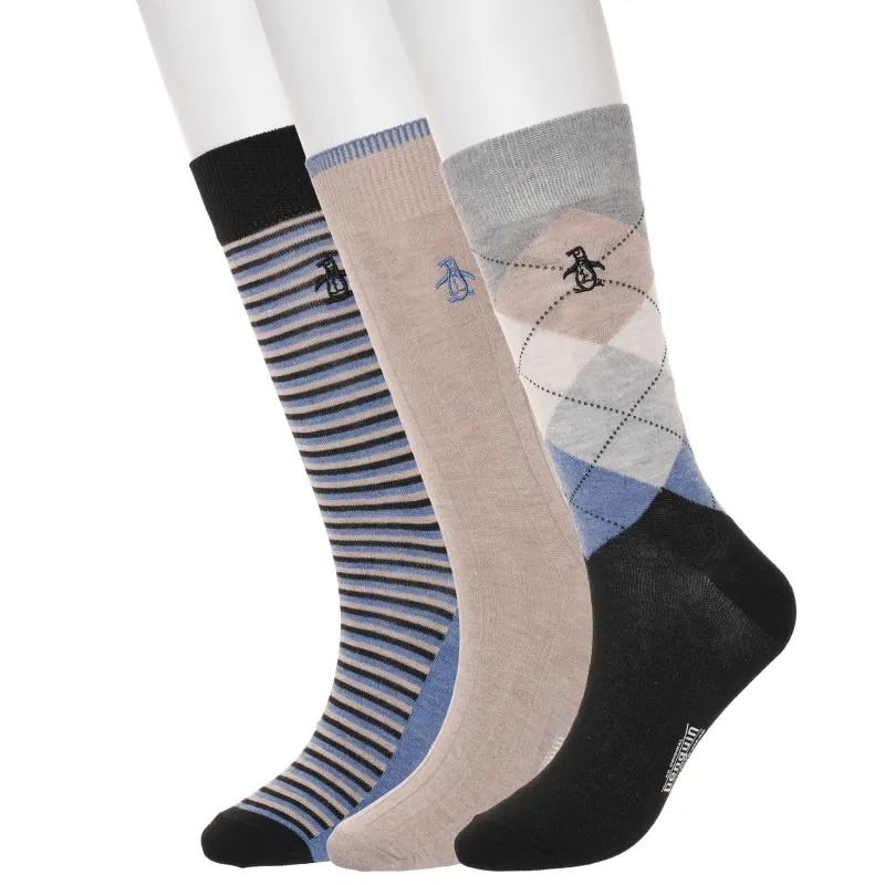 3 Pack Augustin Stripe Socks sold by Original Penguin