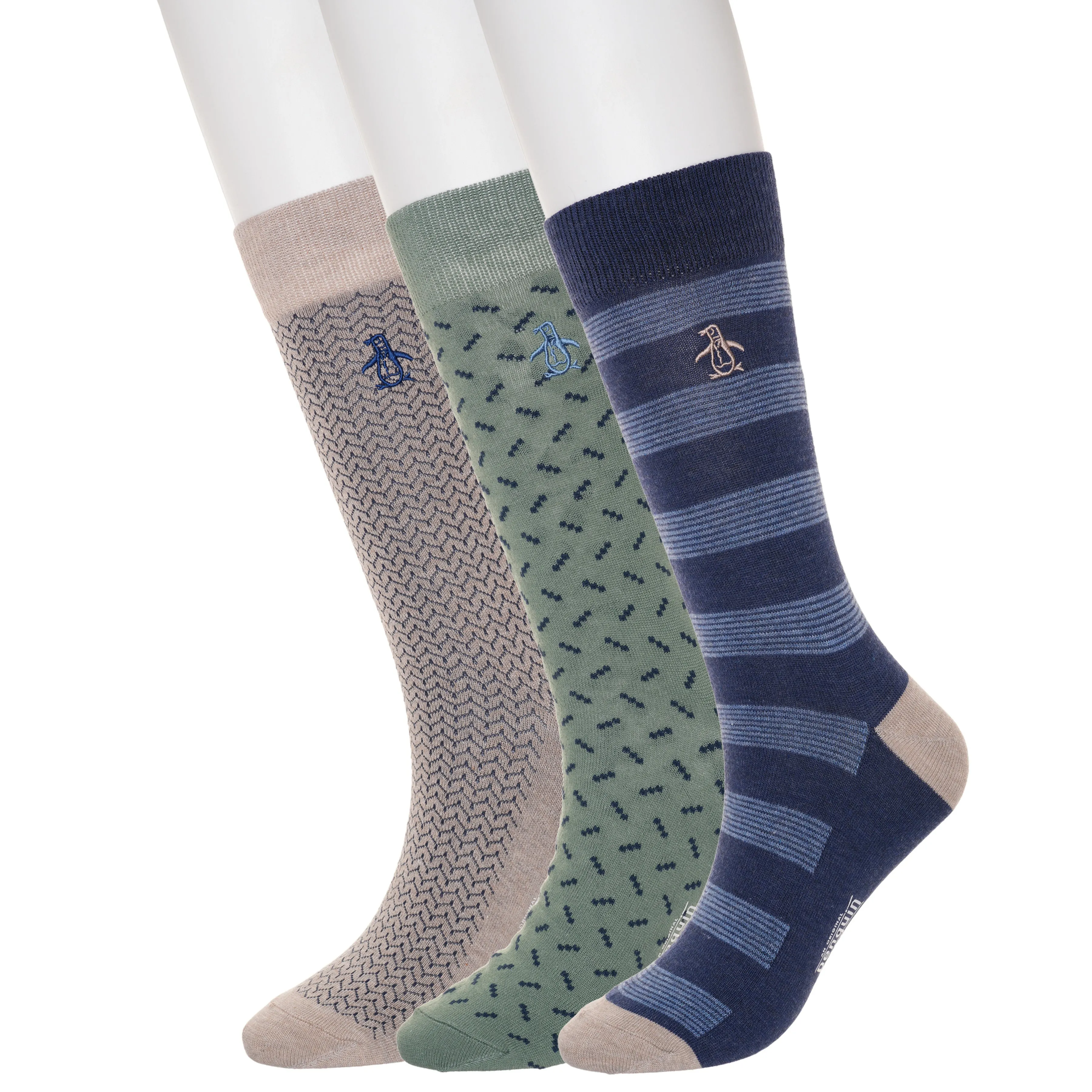 3 Pack Ziggy Neat Socks sold by Original Penguin