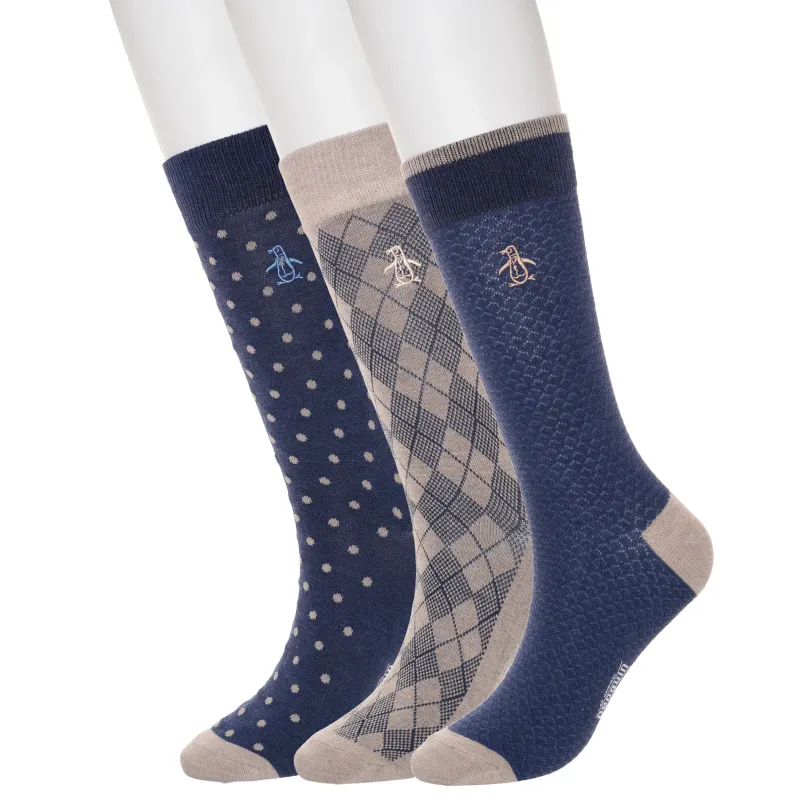 3 Pack Pico Pattern Socks sold by Original Penguin