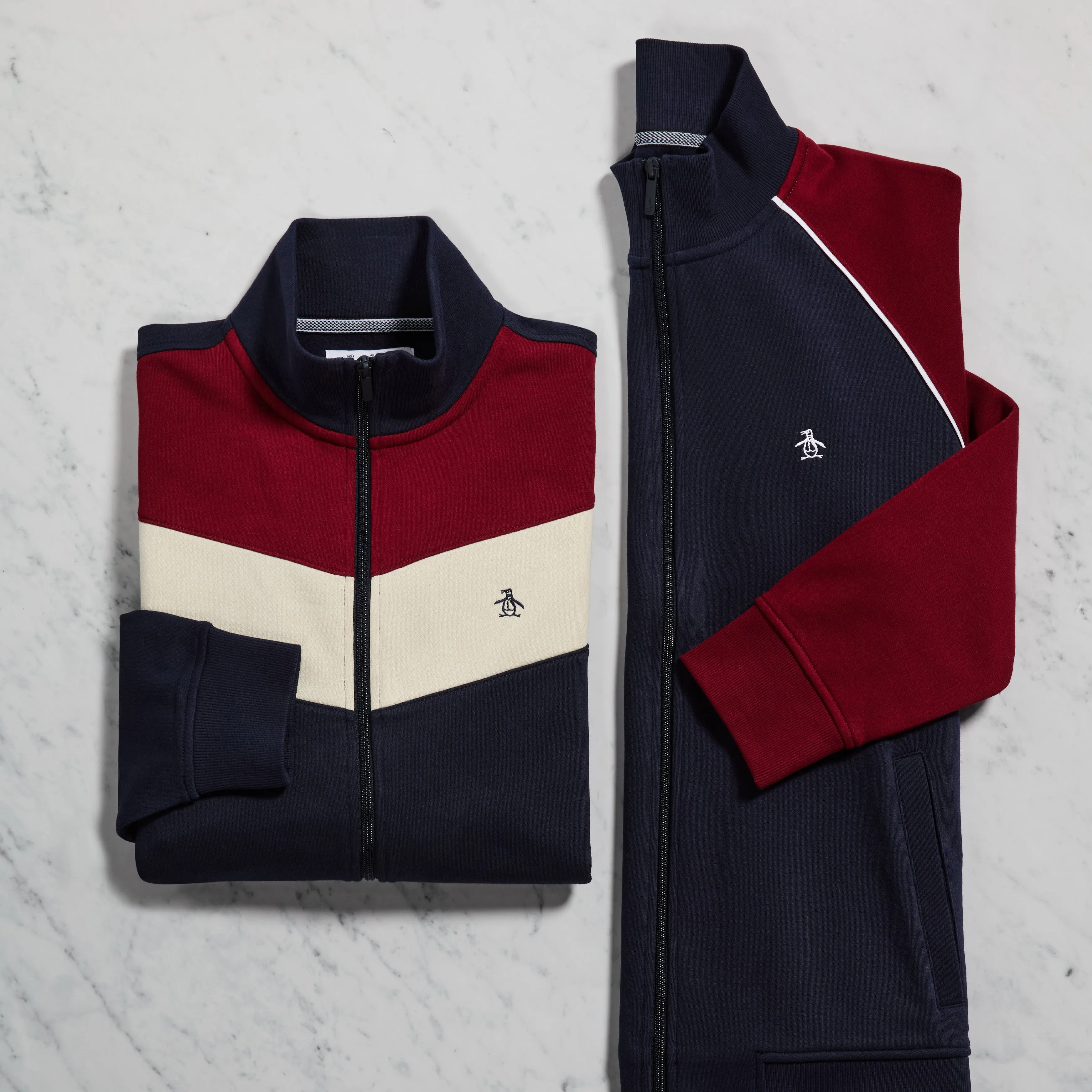 Colorblock Fleece Track Jacket sold by Original Penguin product image thumbnail 3