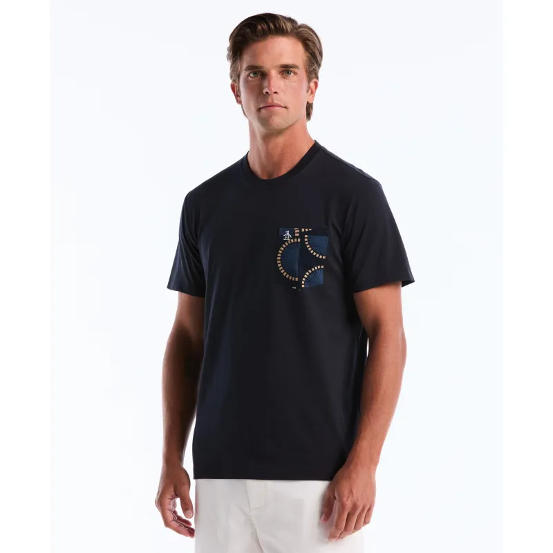 Circles Pocket Cotton Tee sold by Original Penguin
