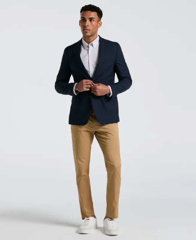 Navy Osman's Wool Blend Suit Jacket made by Original Penguin