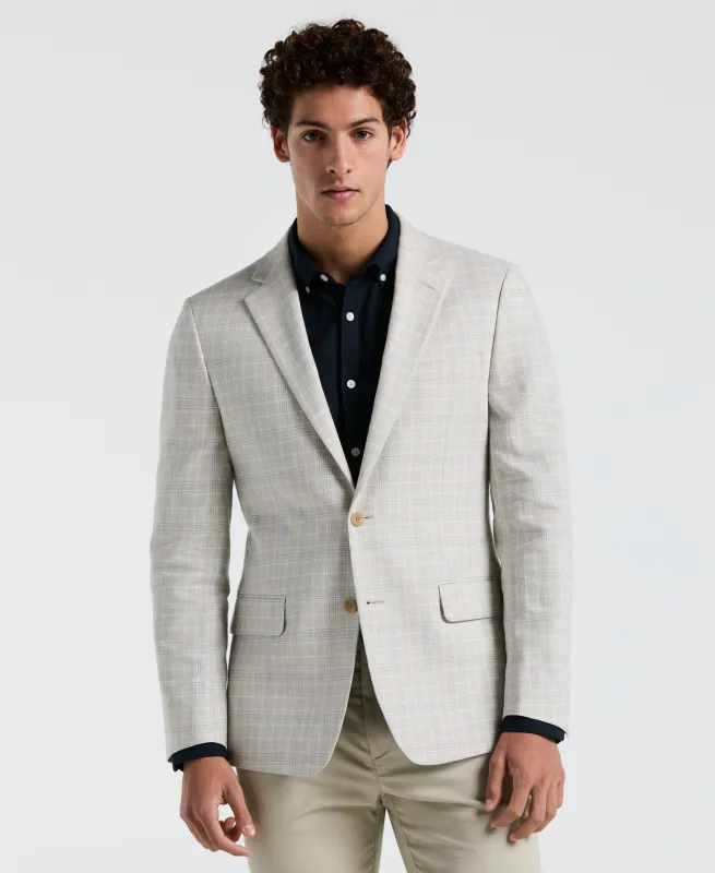 Linen Blend Plaid Sport Coat sold by Original Penguin