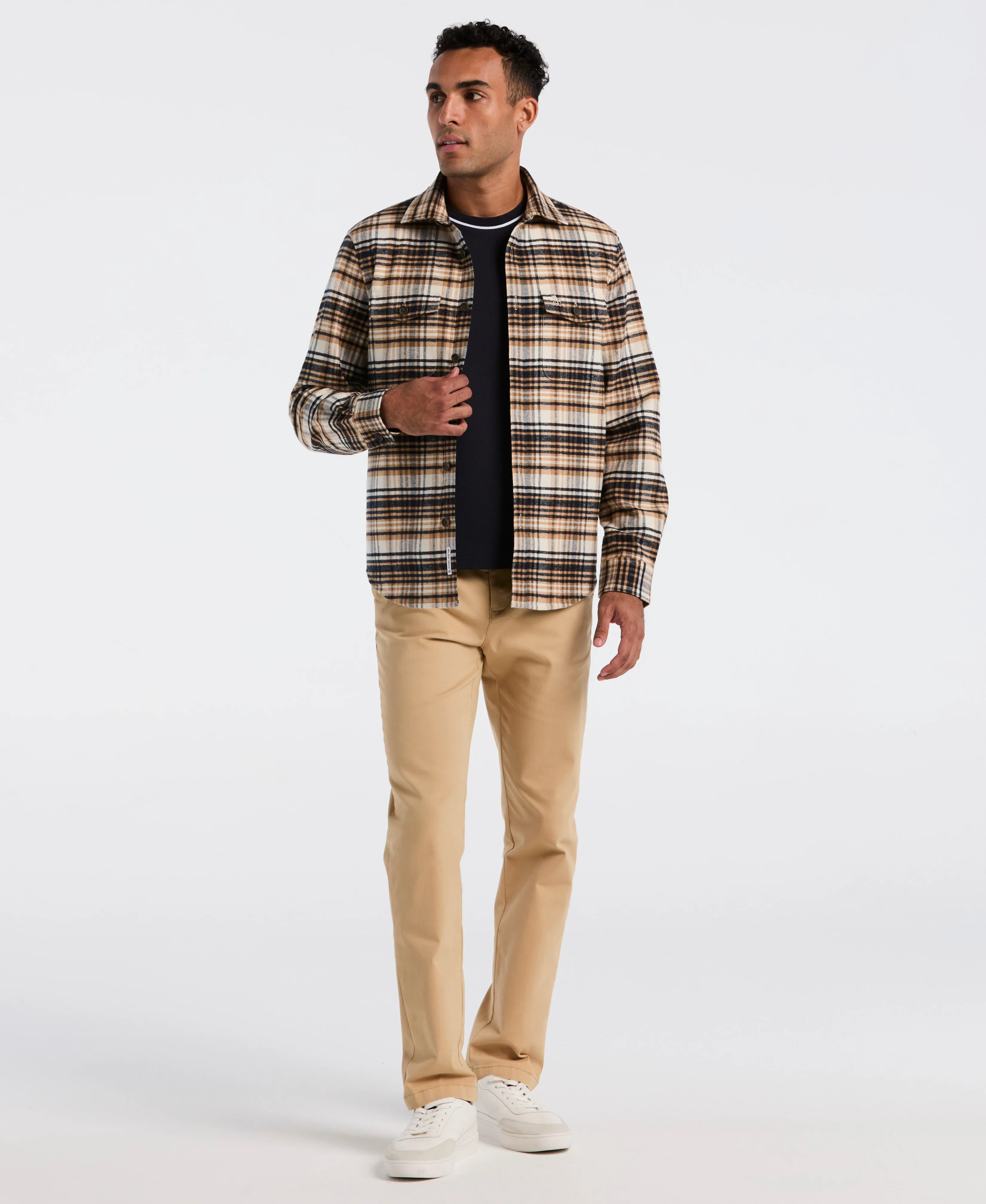Plaid Flannel Button-Down Jacket sold by Original Penguin product image thumbnail 3