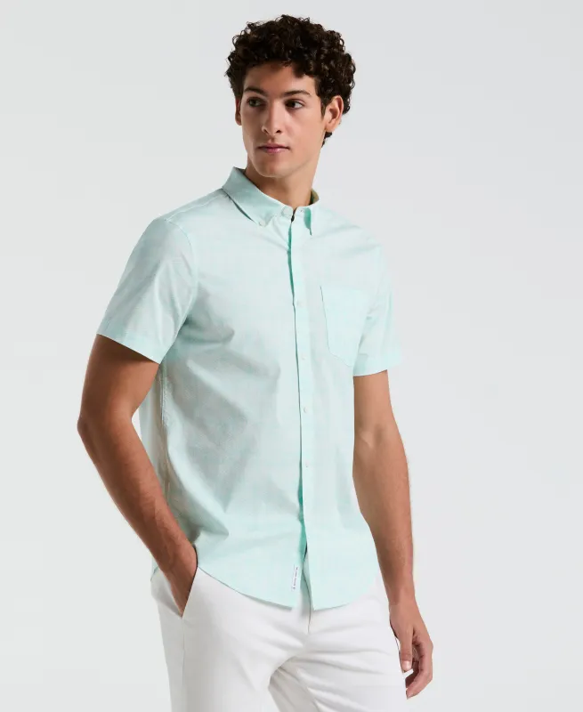 Poplin All-Over Geo Print Shirt sold by Original Penguin