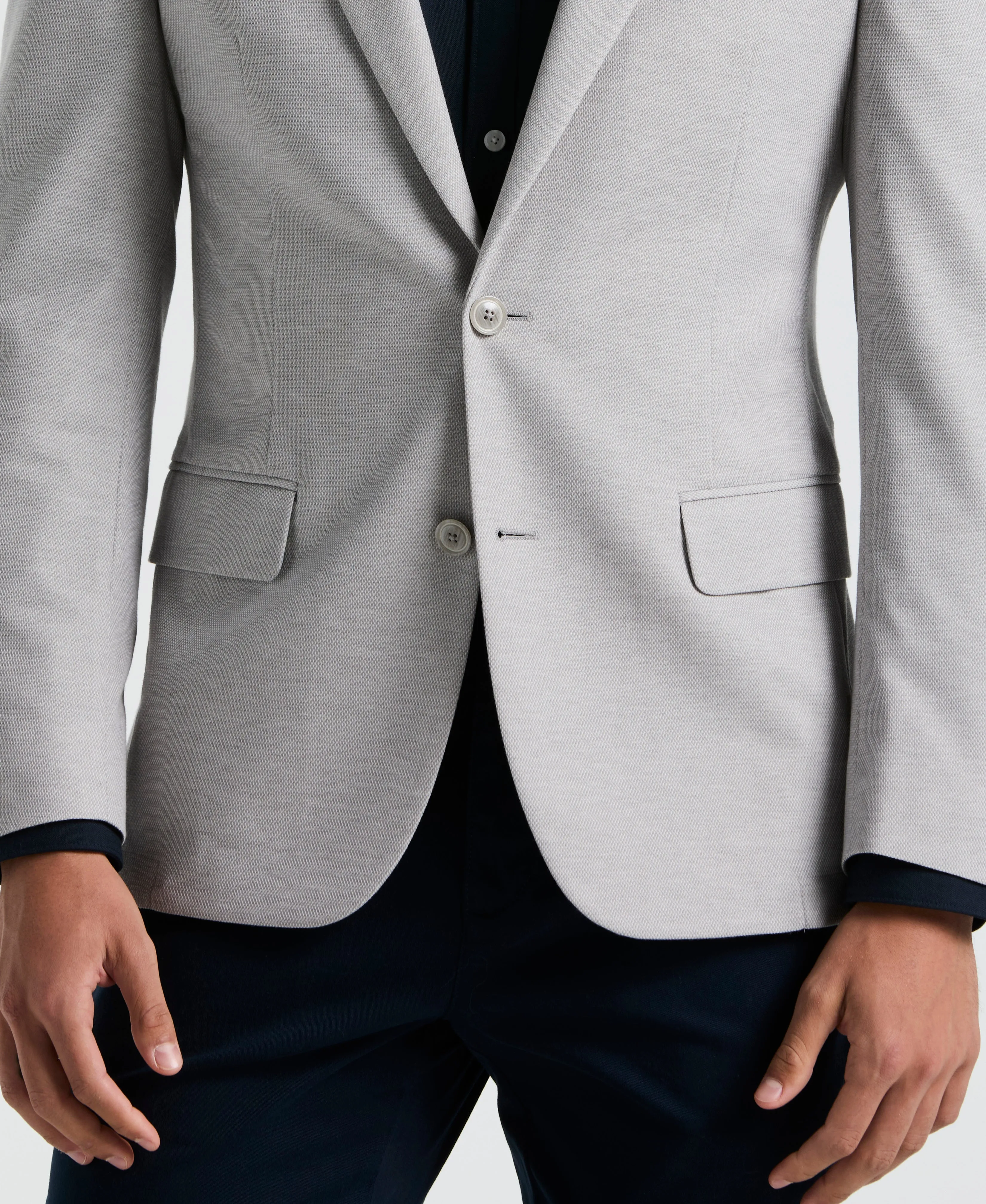Solid Light Gray Sport Coat sold by Original Penguin product image thumbnail 2