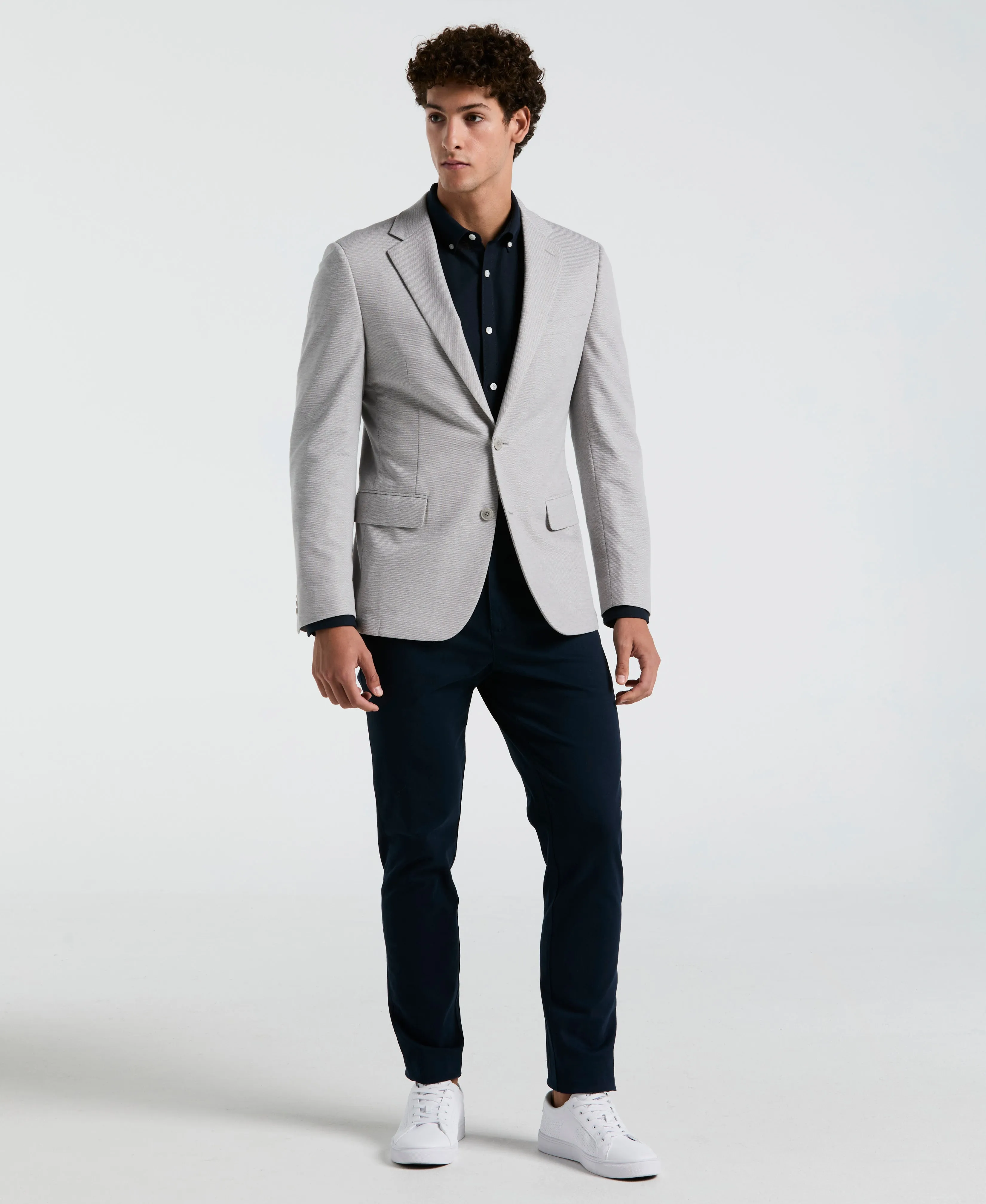 Solid Light Gray Sport Coat sold by Original Penguin product image thumbnail 3
