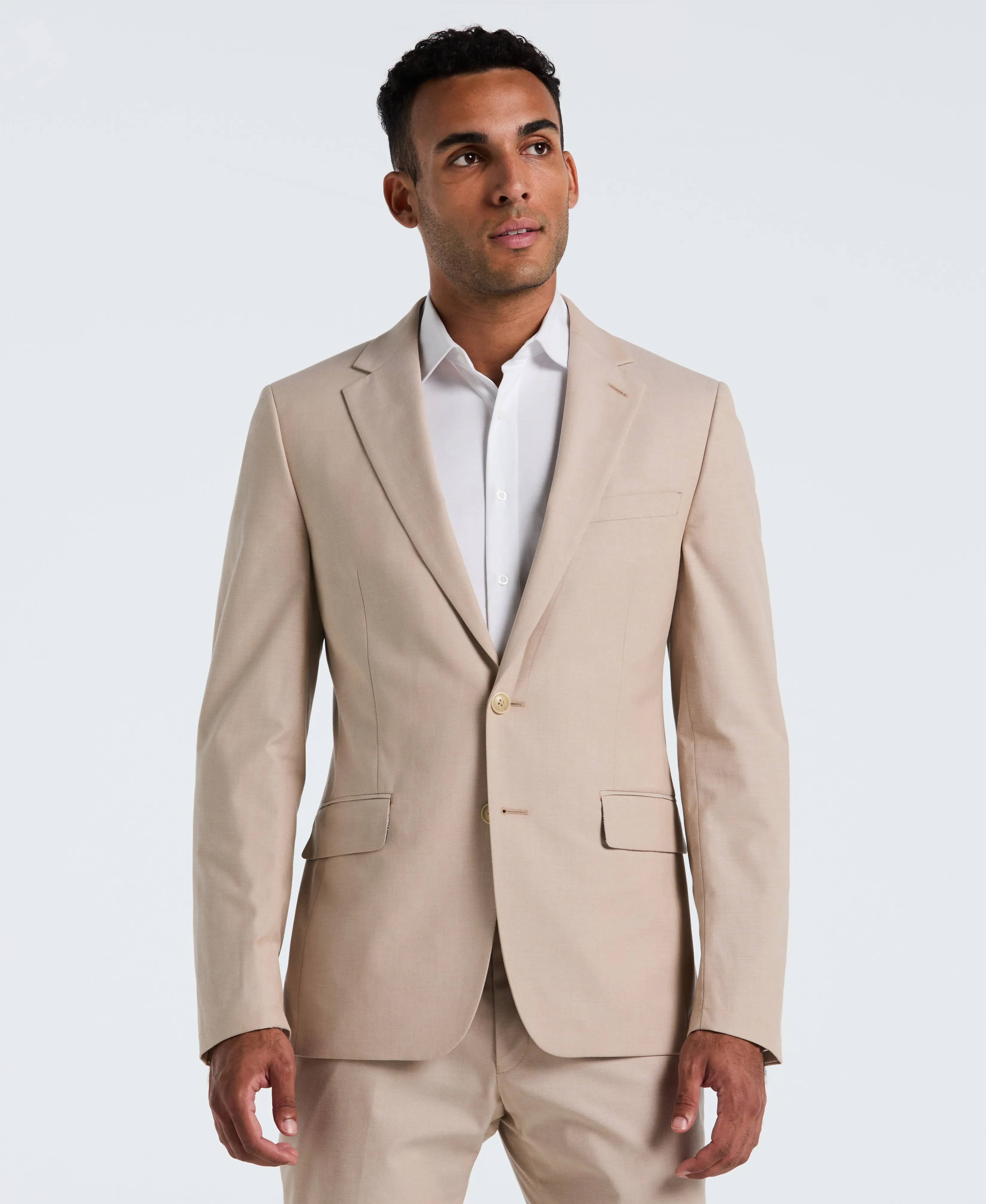 Solid Tan Suit Separate Jacket sold by Original Penguin