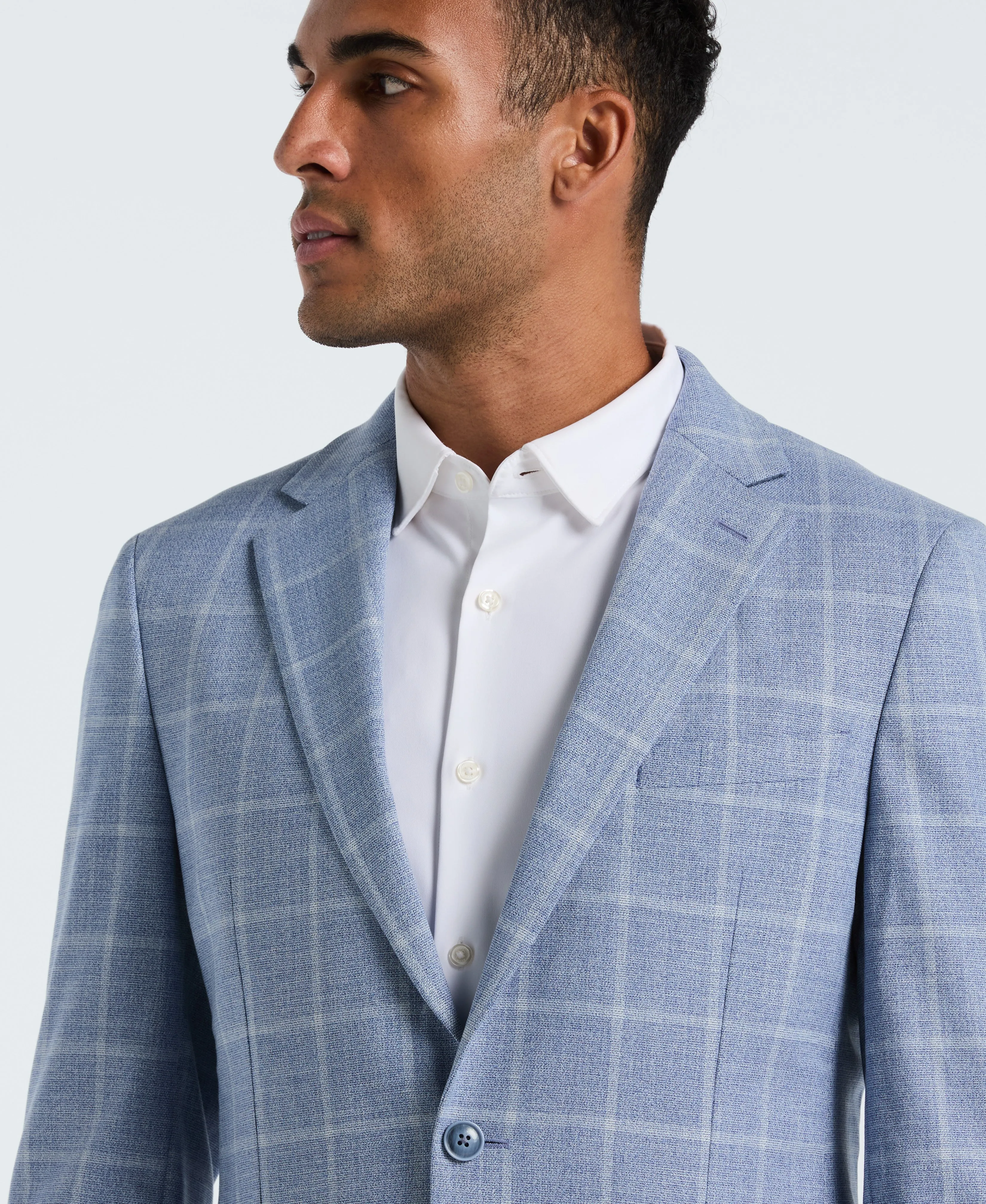 Light Blue Check Sport Coat sold by Original Penguin product image thumbnail 2