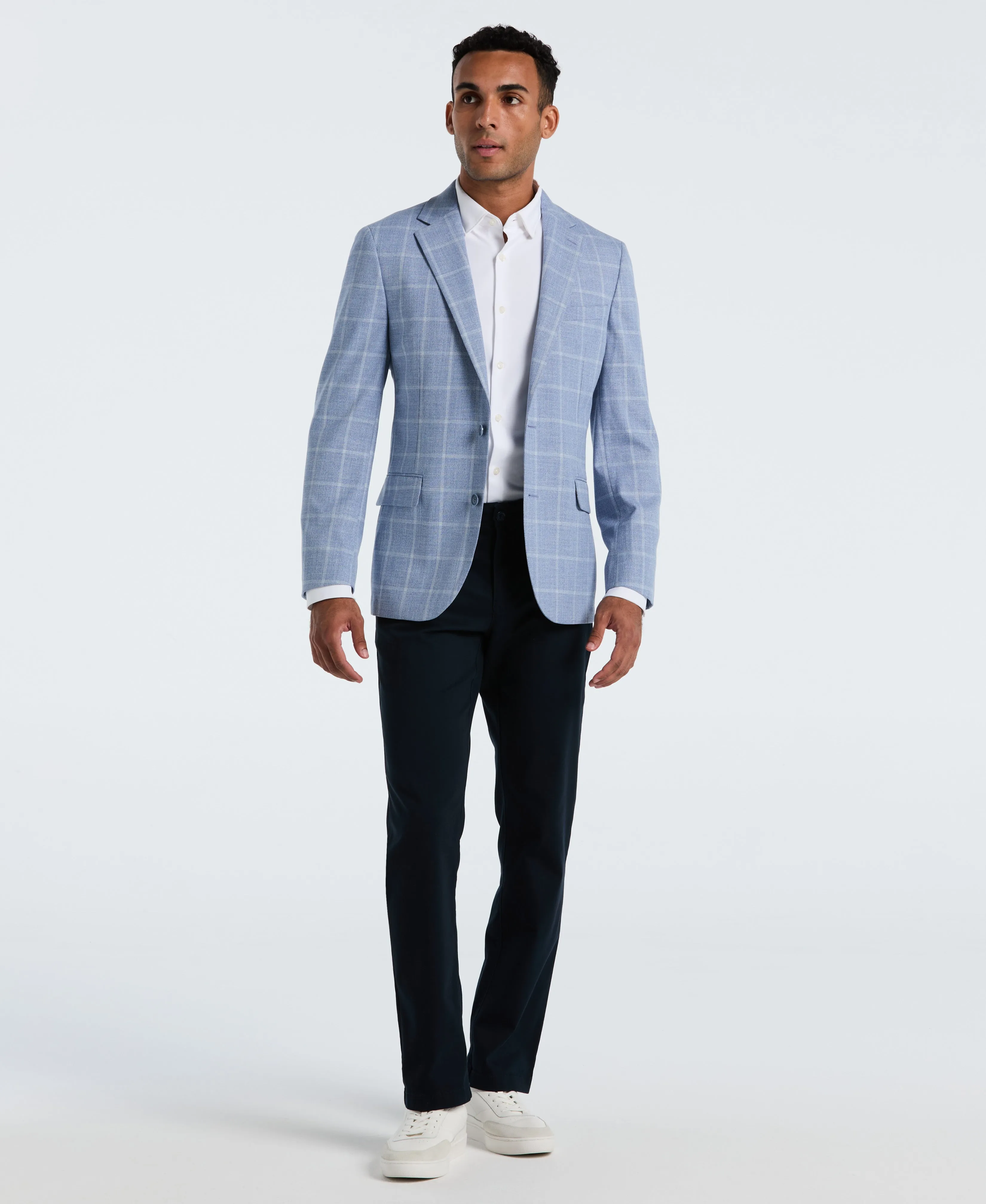Light Blue Check Sport Coat sold by Original Penguin product image thumbnail 4