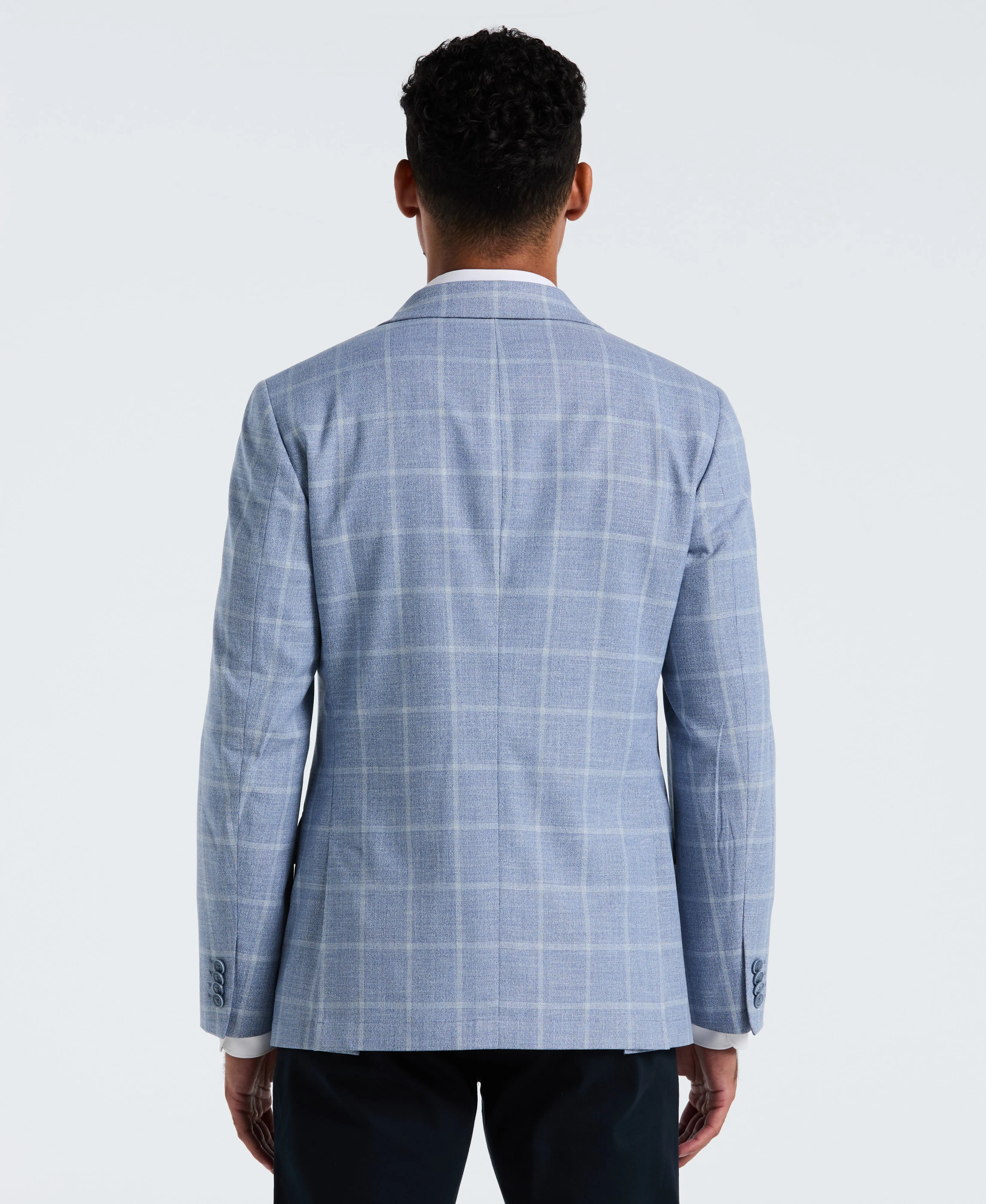 Light Blue Check Sport Coat sold by Original Penguin product image thumbnail 3