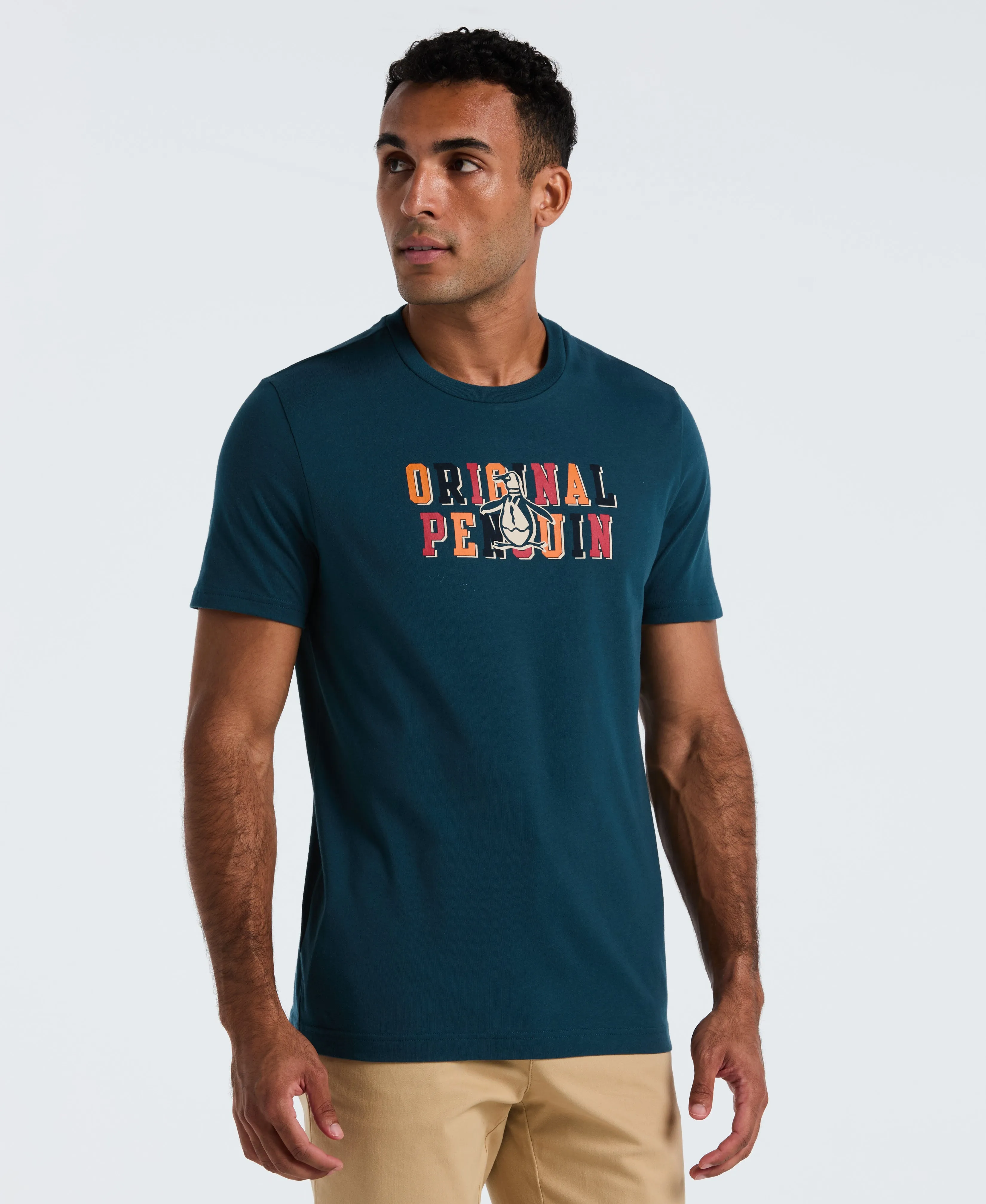 Multi Color Graphic Logo Tee sold by Original Penguin