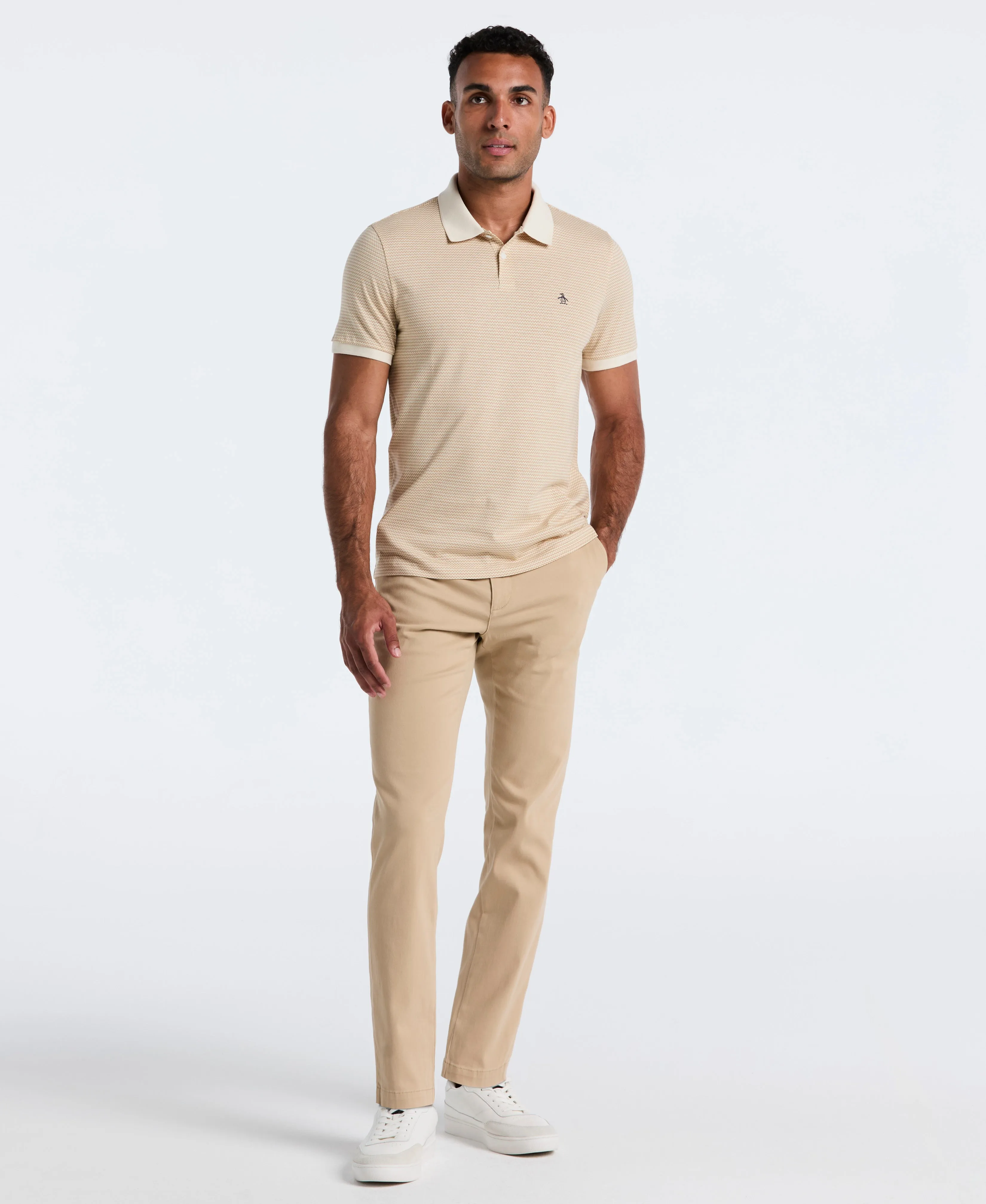 Mini Geo Jersey Polo sold by Original Penguin product image thumbnail 4