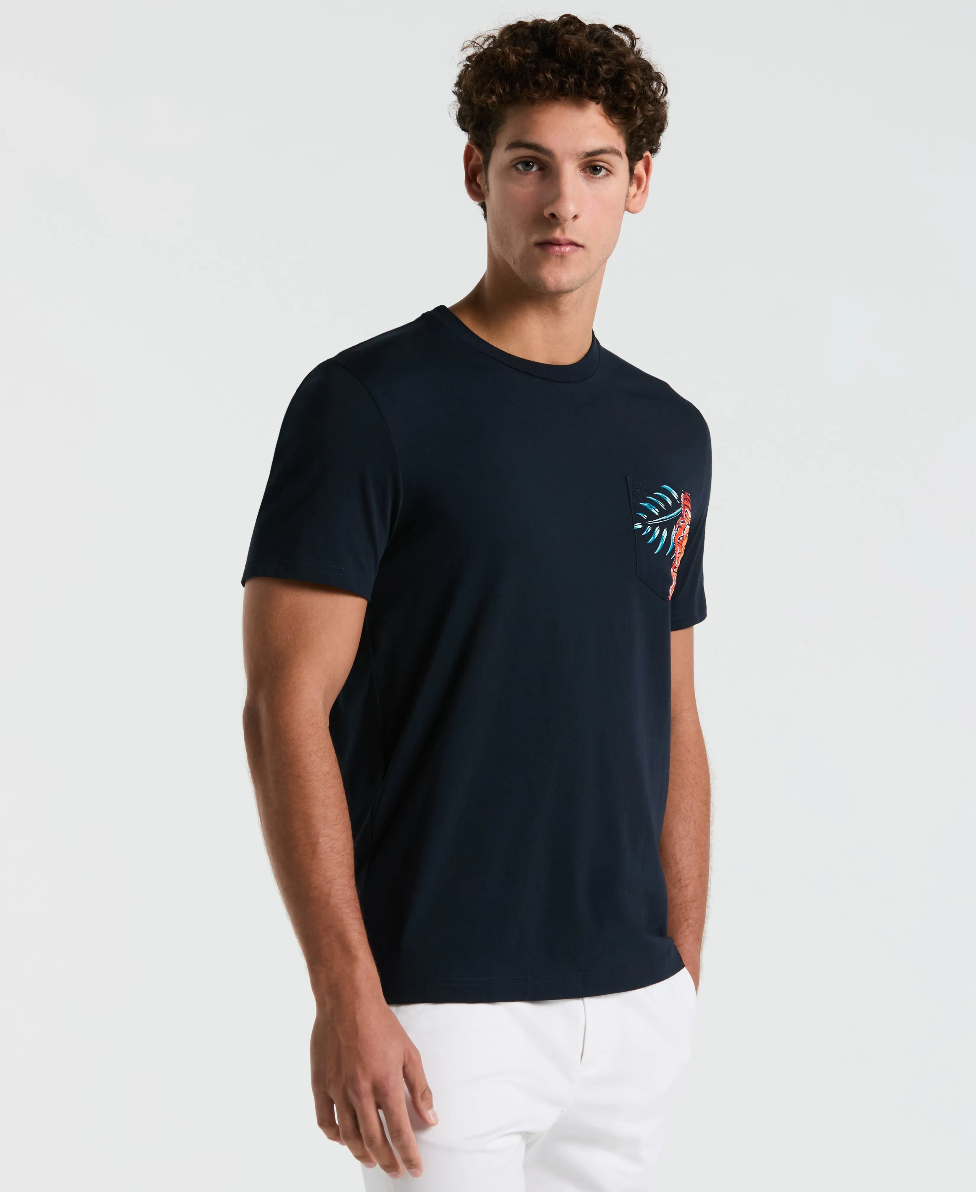 Leaves Print Pocket Jersey Tee sold by Original Penguin product image thumbnail 2