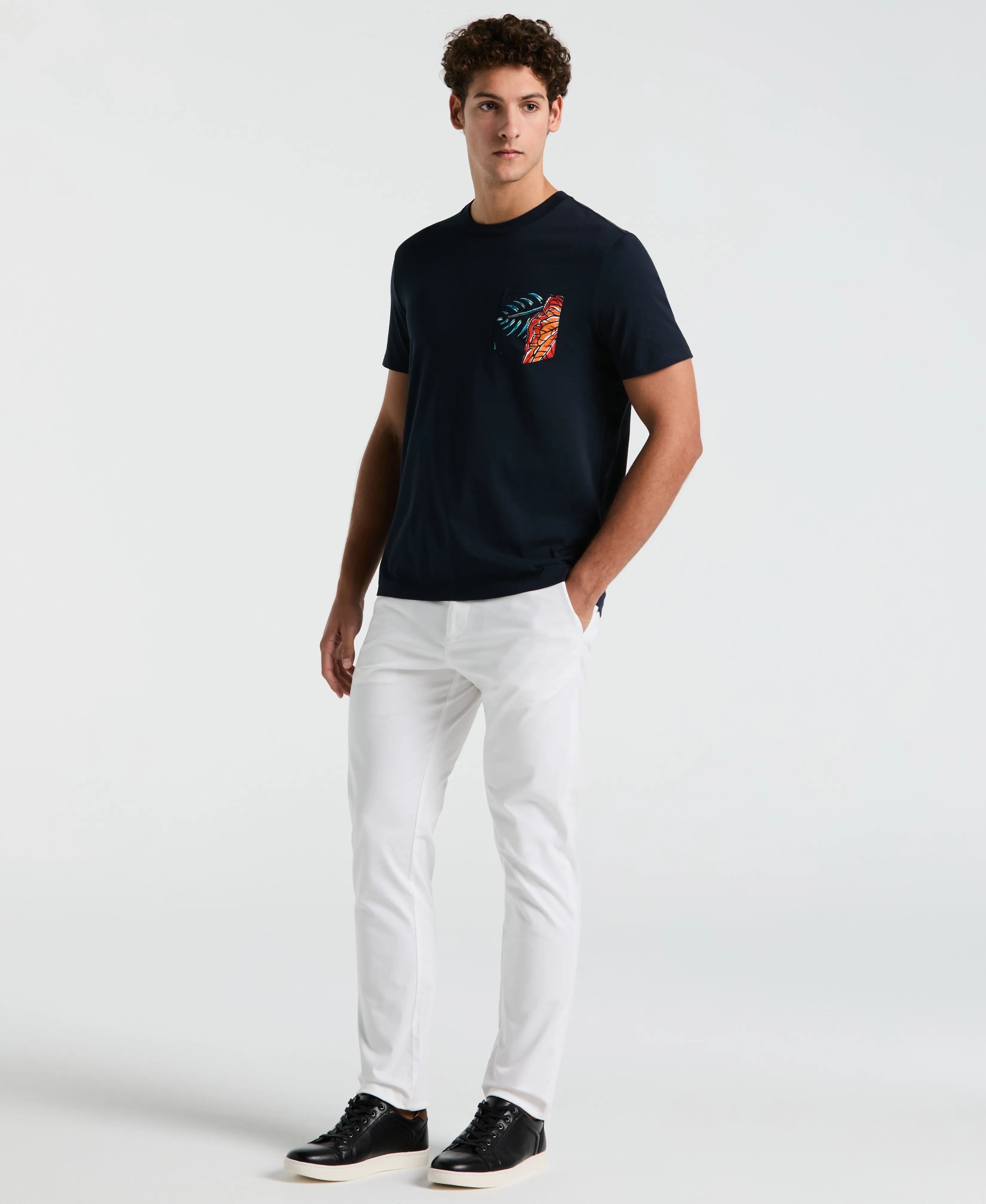 Leaves Print Pocket Jersey Tee sold by Original Penguin