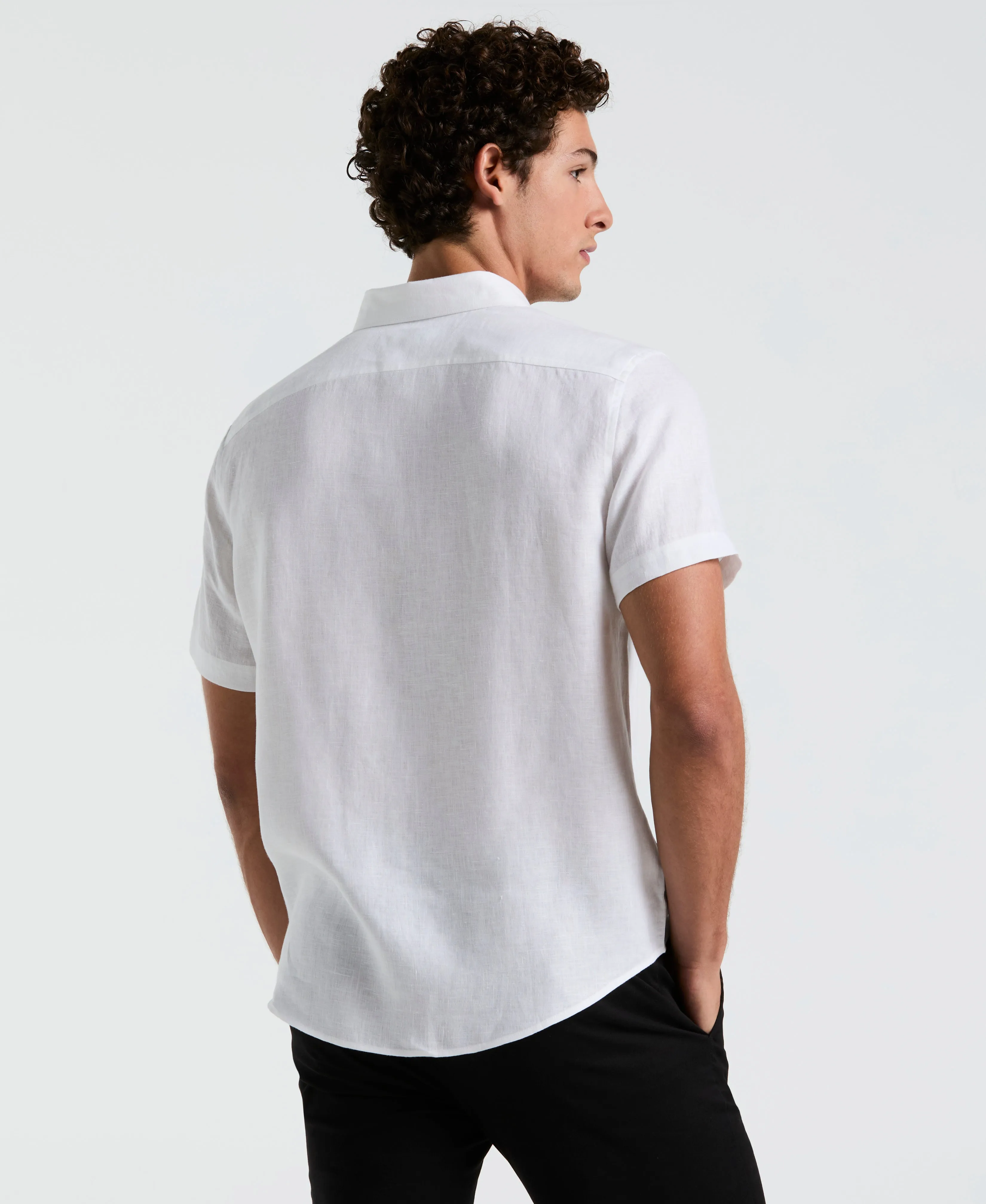 Washed Linen Pocket Shirt sold by Original Penguin product image thumbnail 3