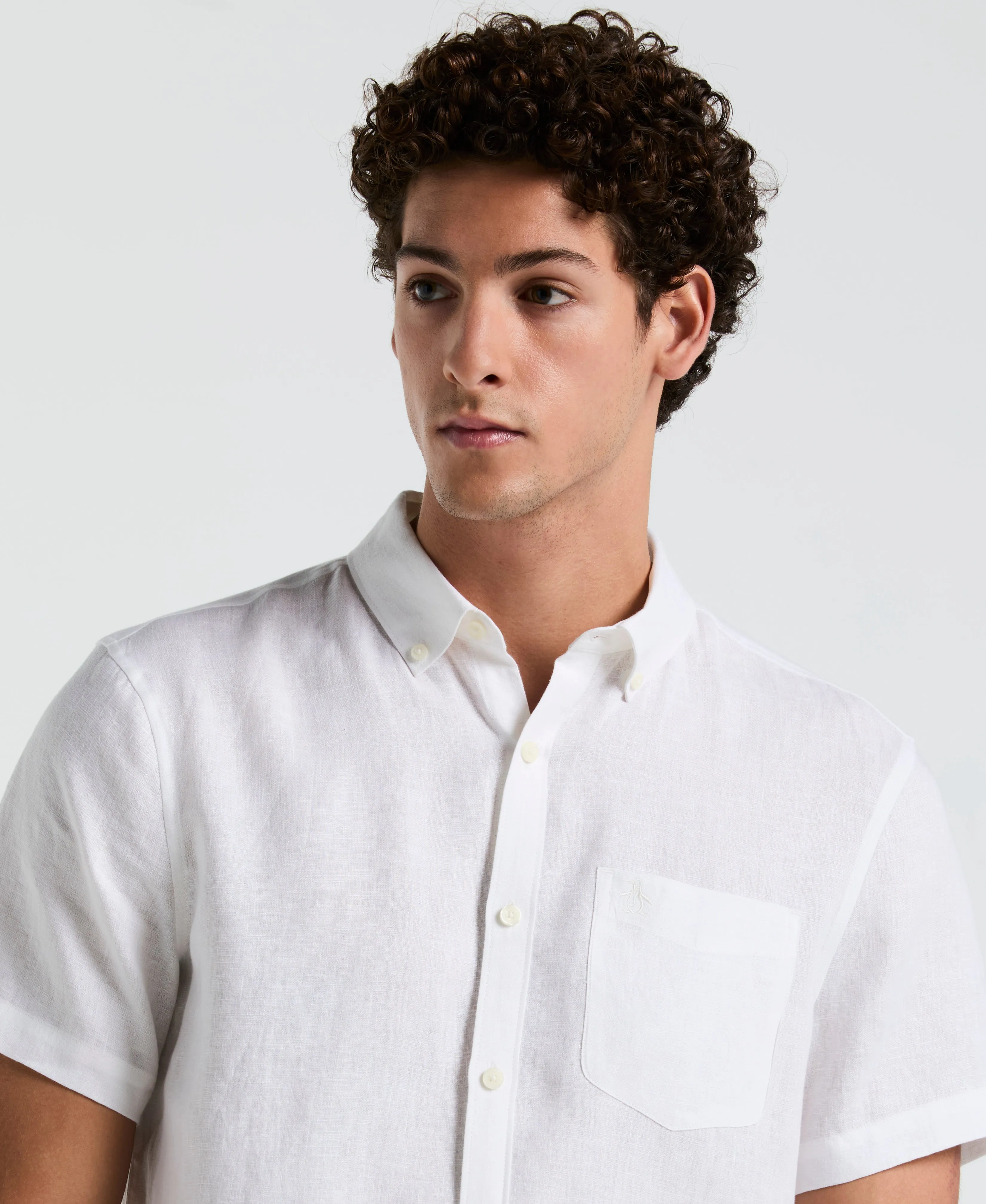 Washed Linen Pocket Shirt sold by Original Penguin product image thumbnail 2