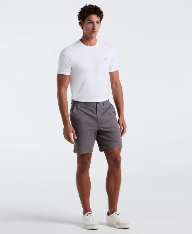 8" Stretch Twill Chino Short sold by Original Penguin