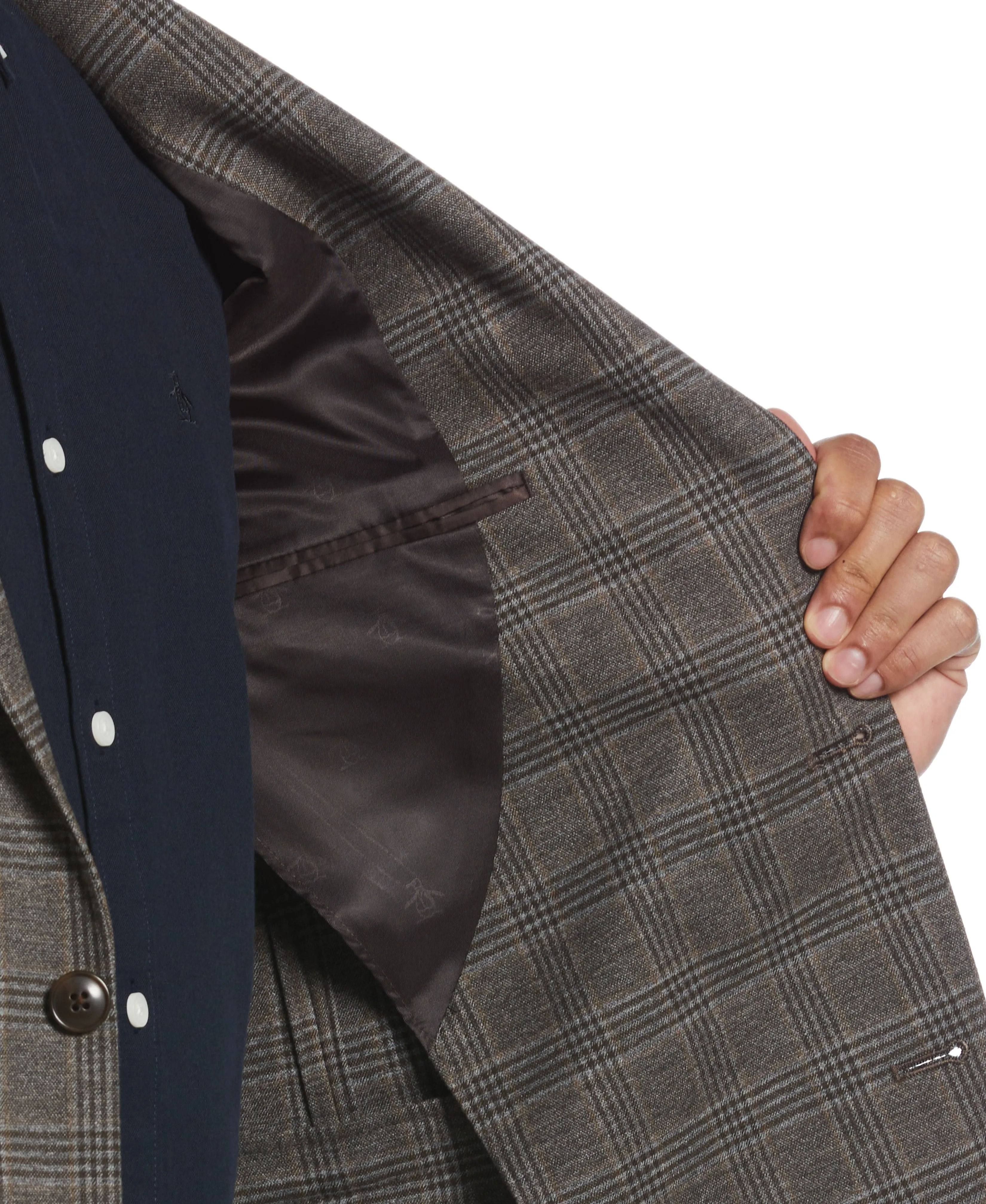 Slim Fit Glen Check Sport Coat sold by Original Penguin product image thumbnail 2