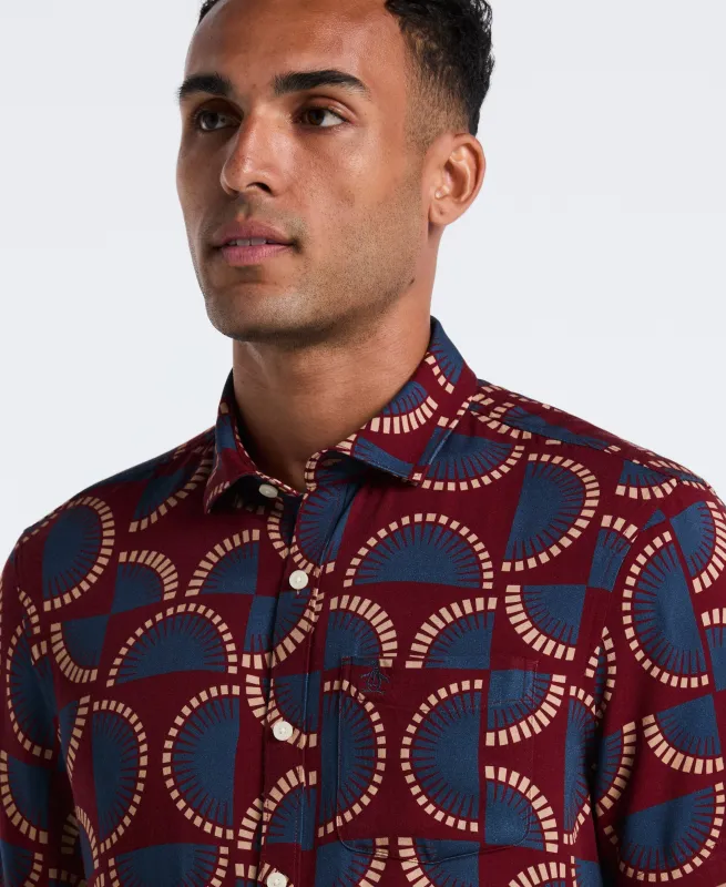 Viscose Printed Button-Down Shirt sold by Original Penguin