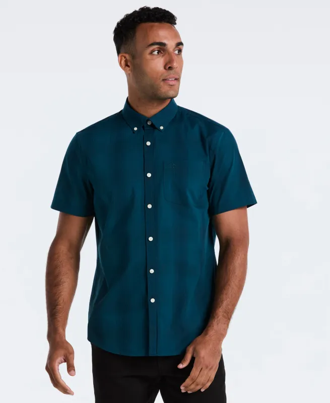 Weave Tonal Plaid Shirt sold by Original Penguin