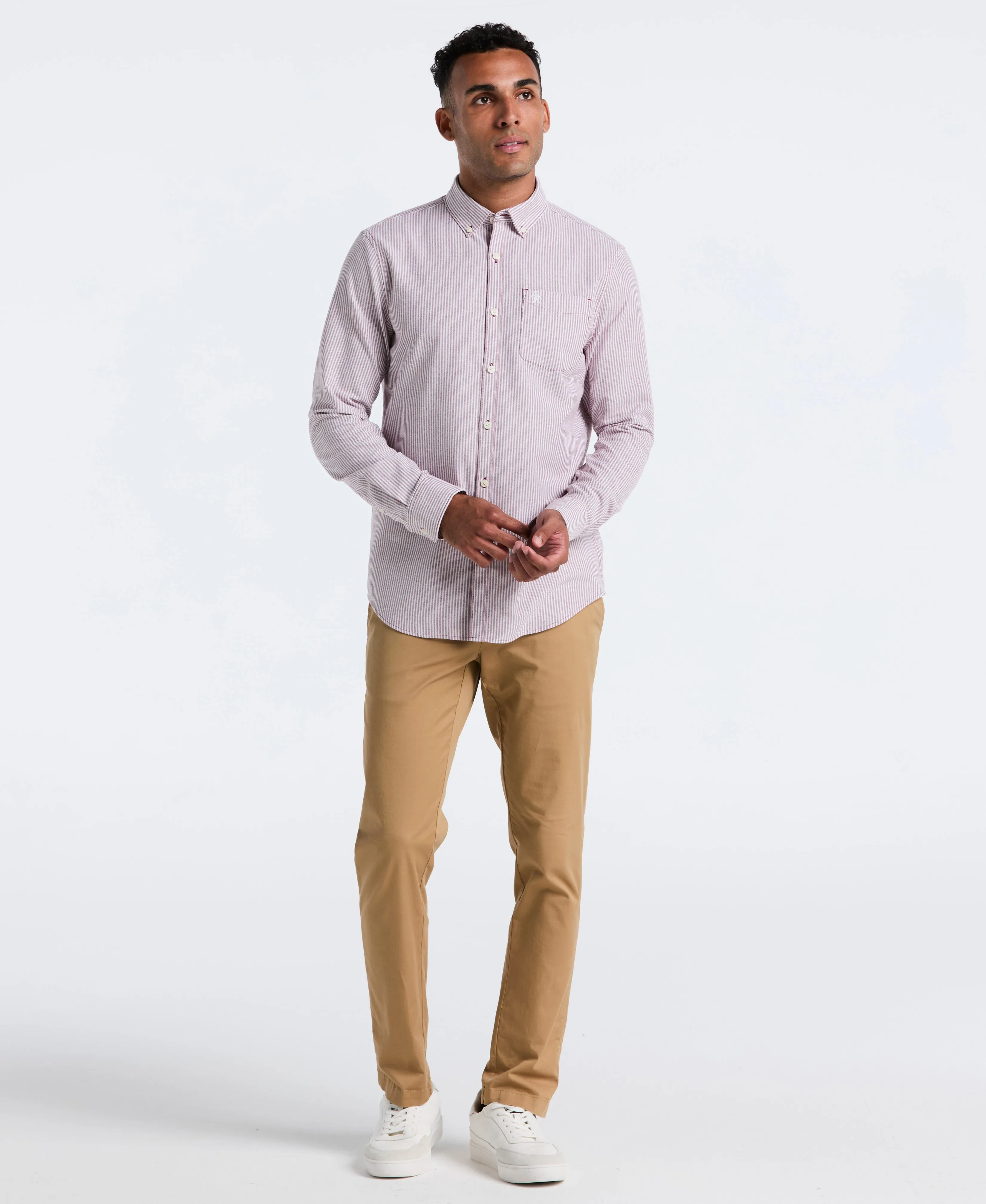 Oxford Long Sleeve Stripe Shirt sold by Original Penguin product image thumbnail 2