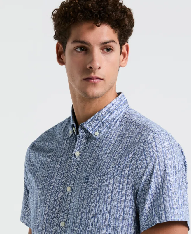 Cotton Poplin Texture Shirt sold by Original Penguin
