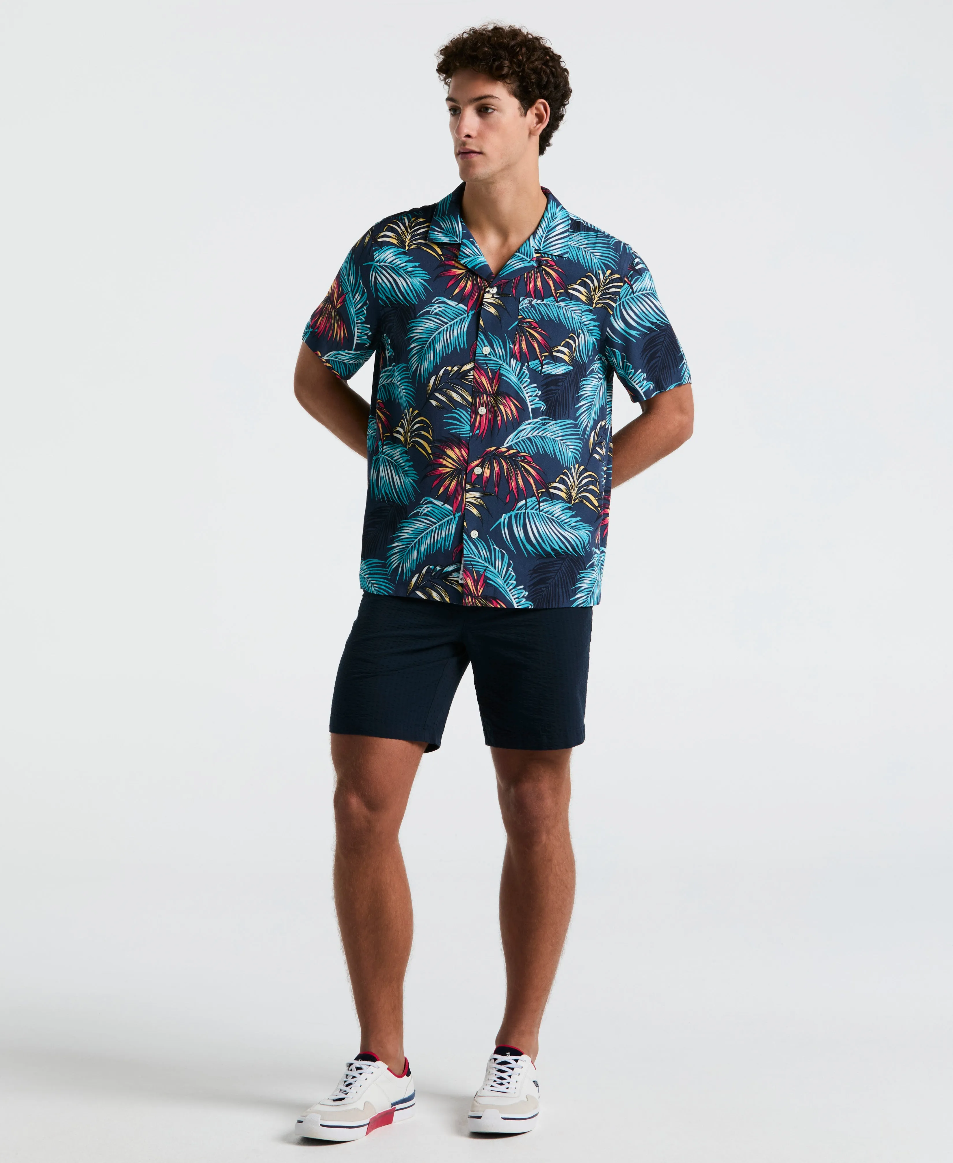 All-Over Palm Leaf Camp Shirt sold by Original Penguin product image thumbnail 4