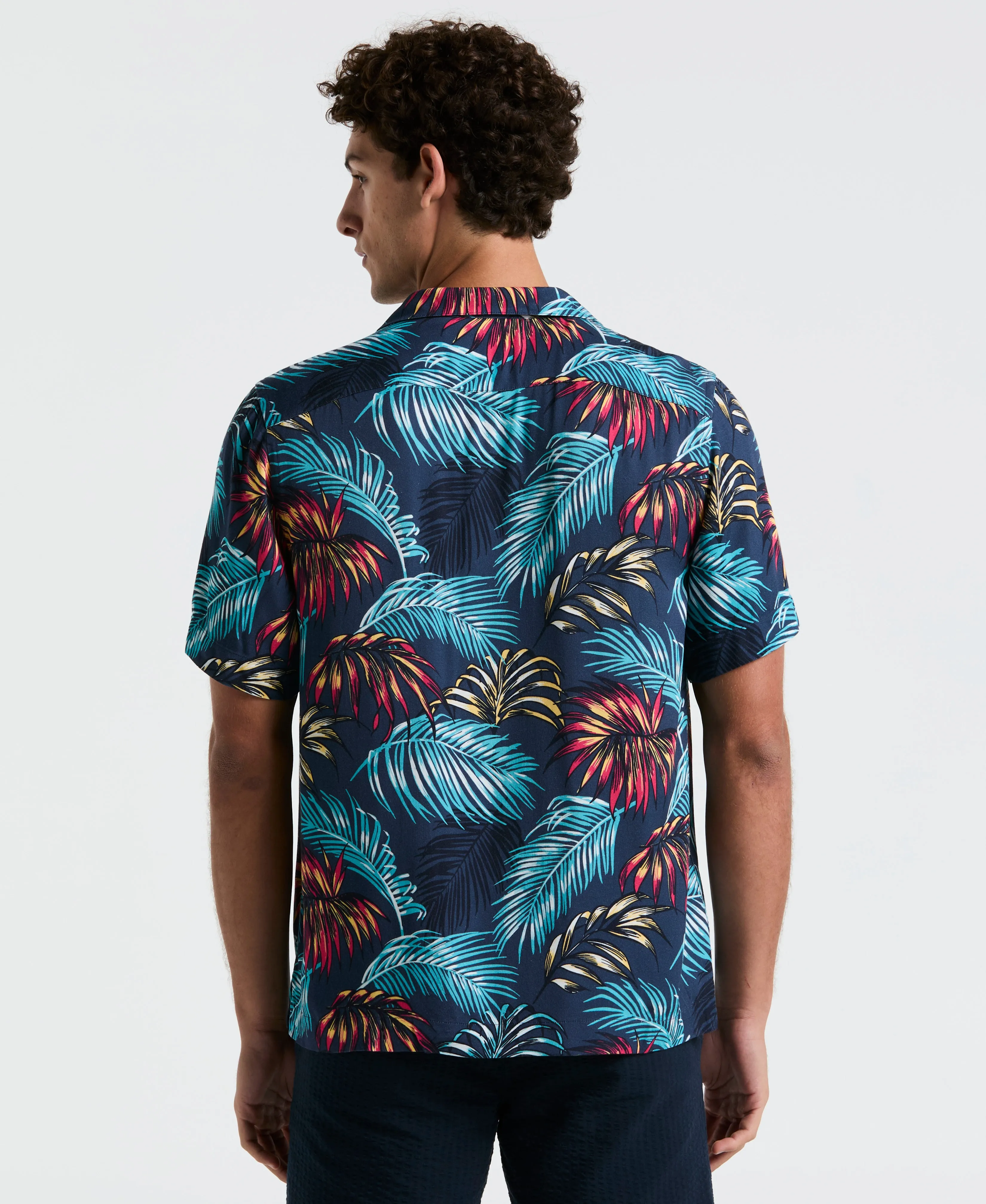 All-Over Palm Leaf Camp Shirt sold by Original Penguin product image thumbnail 2