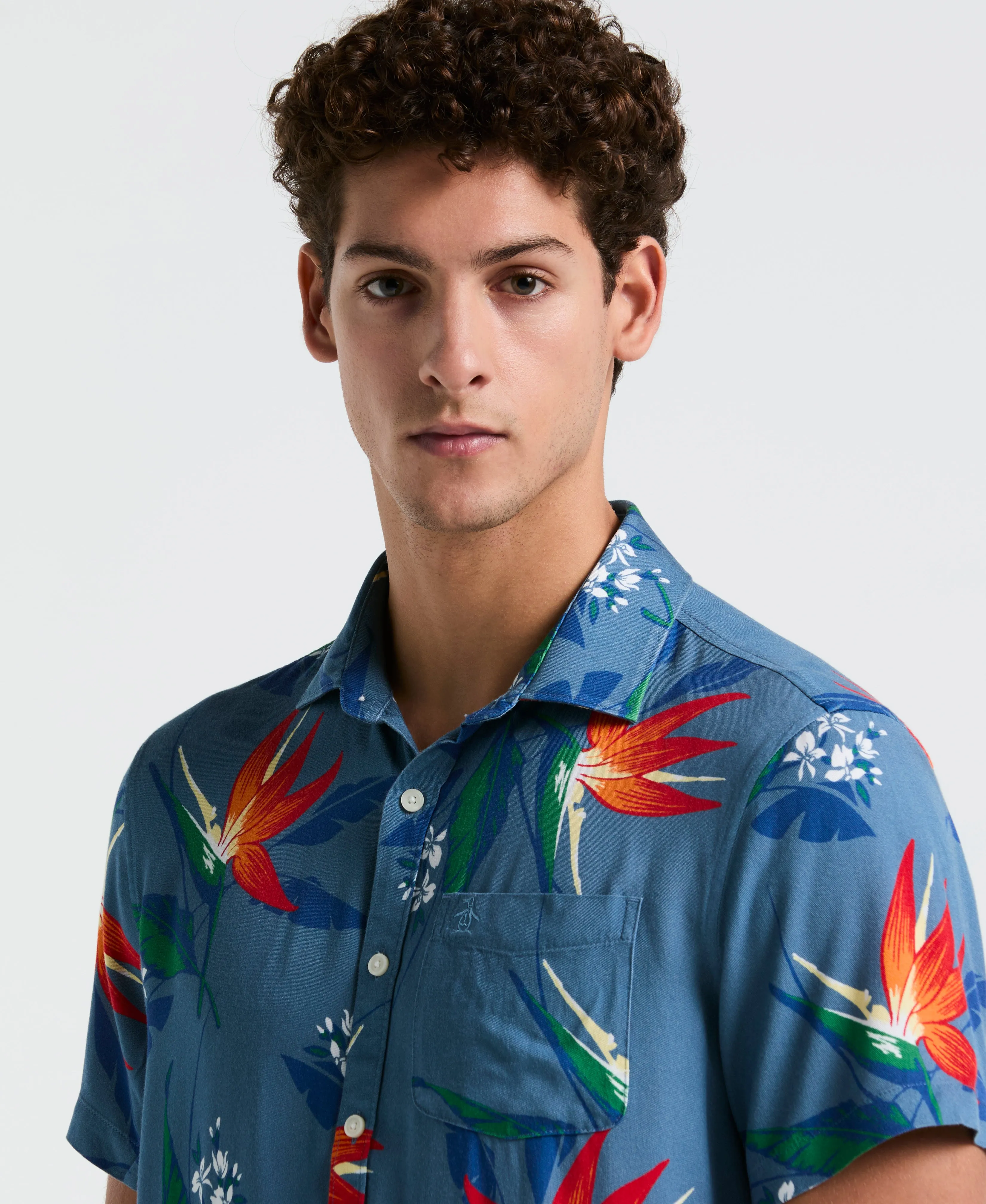 All-Over Floral Leaf Shirt sold by Original Penguin product image thumbnail 2