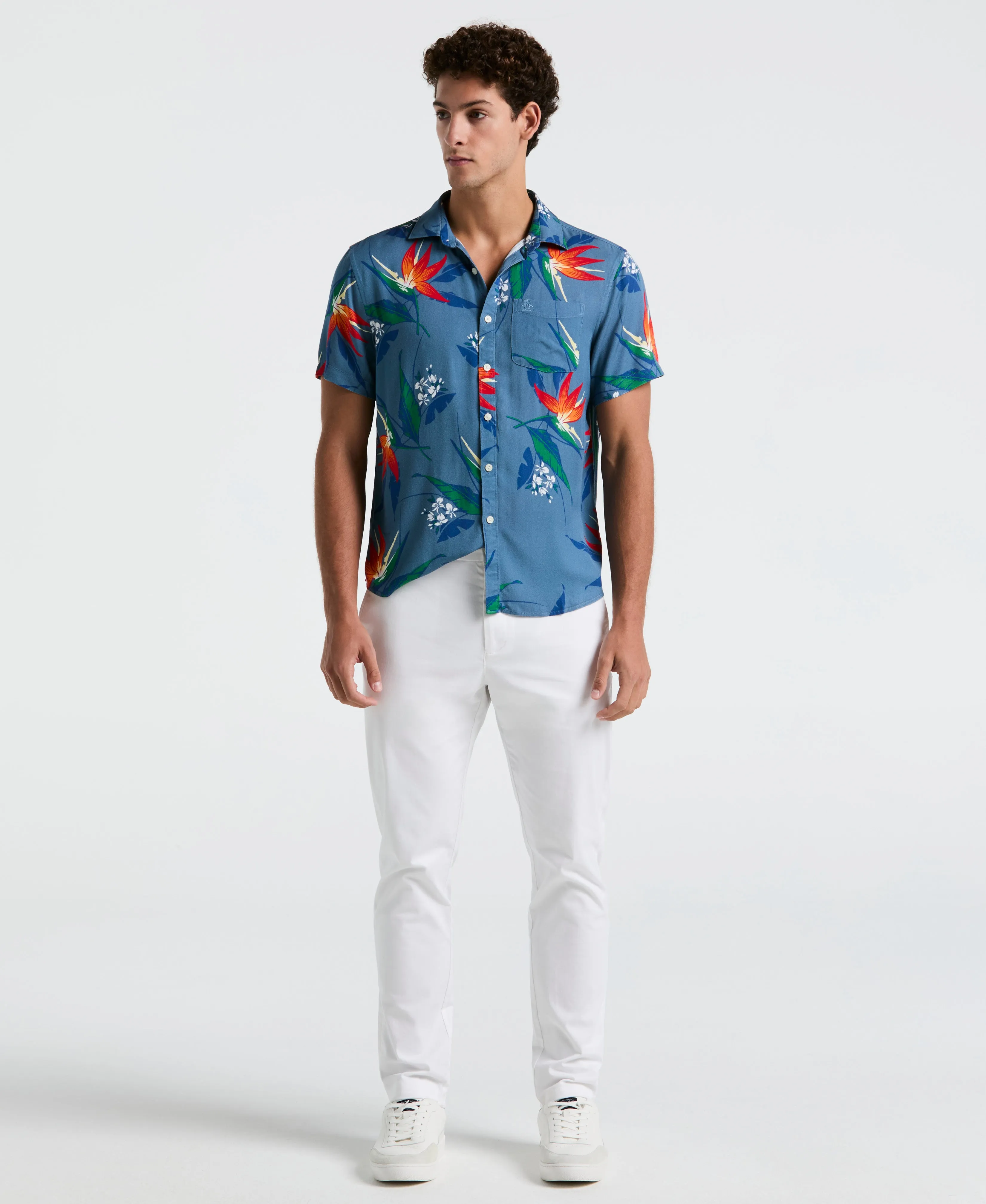 All-Over Floral Leaf Shirt sold by Original Penguin product image thumbnail 4